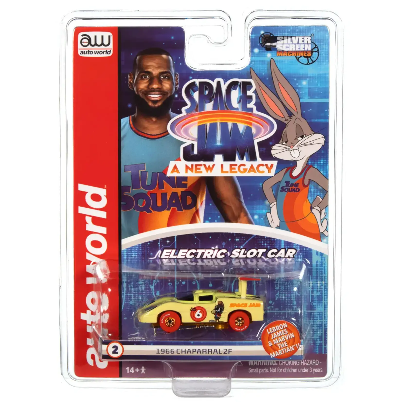 Auto World #SC386CHAPARRAL Auto World Thunderjet 2F HO Scale Slot Car (Asst'd Colors/Models)