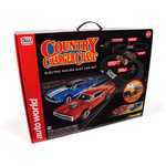 Auto World #SRS335 Auto World 14' Country Charger Chase Slot Race Set