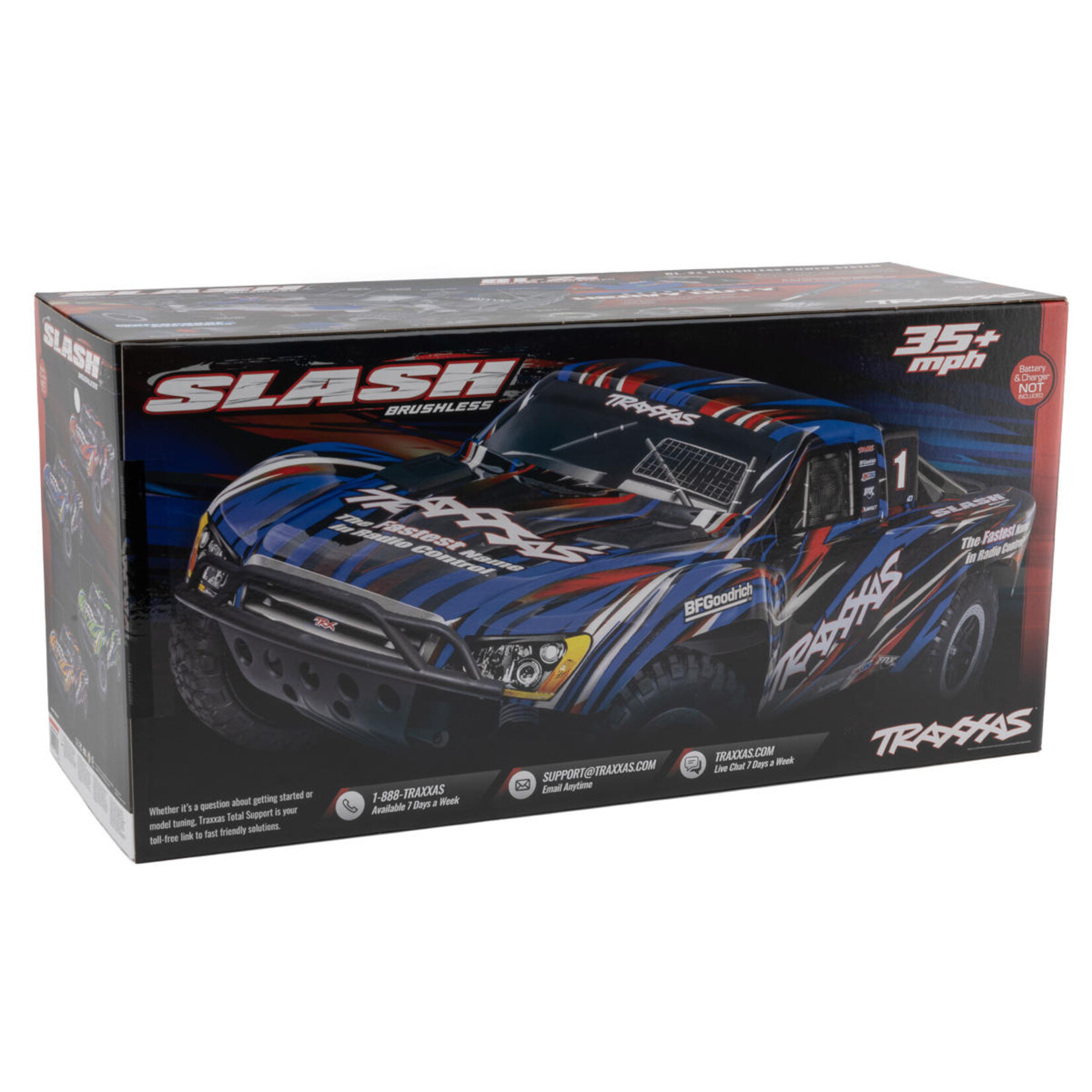 Traxxas #58334-4-GRN  Traxxas Slash® BL-2s™ HD 1/10 RTR 2WD Brushless Short Course Truck (Green) w/BL-2s ESC & TQ 2.4GHz Radio