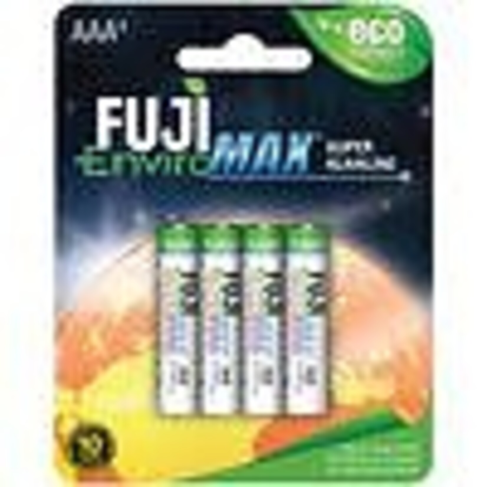 Fuji #4400BP4 Fuji EnviroMAX AAA Super Alkaline Battery (4)