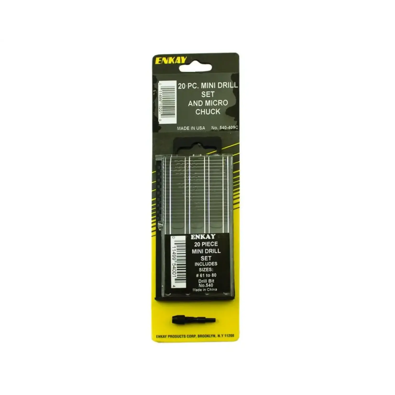 Enkay #540-409C Enkay Mini Drill Set w/ Micro Chuck
