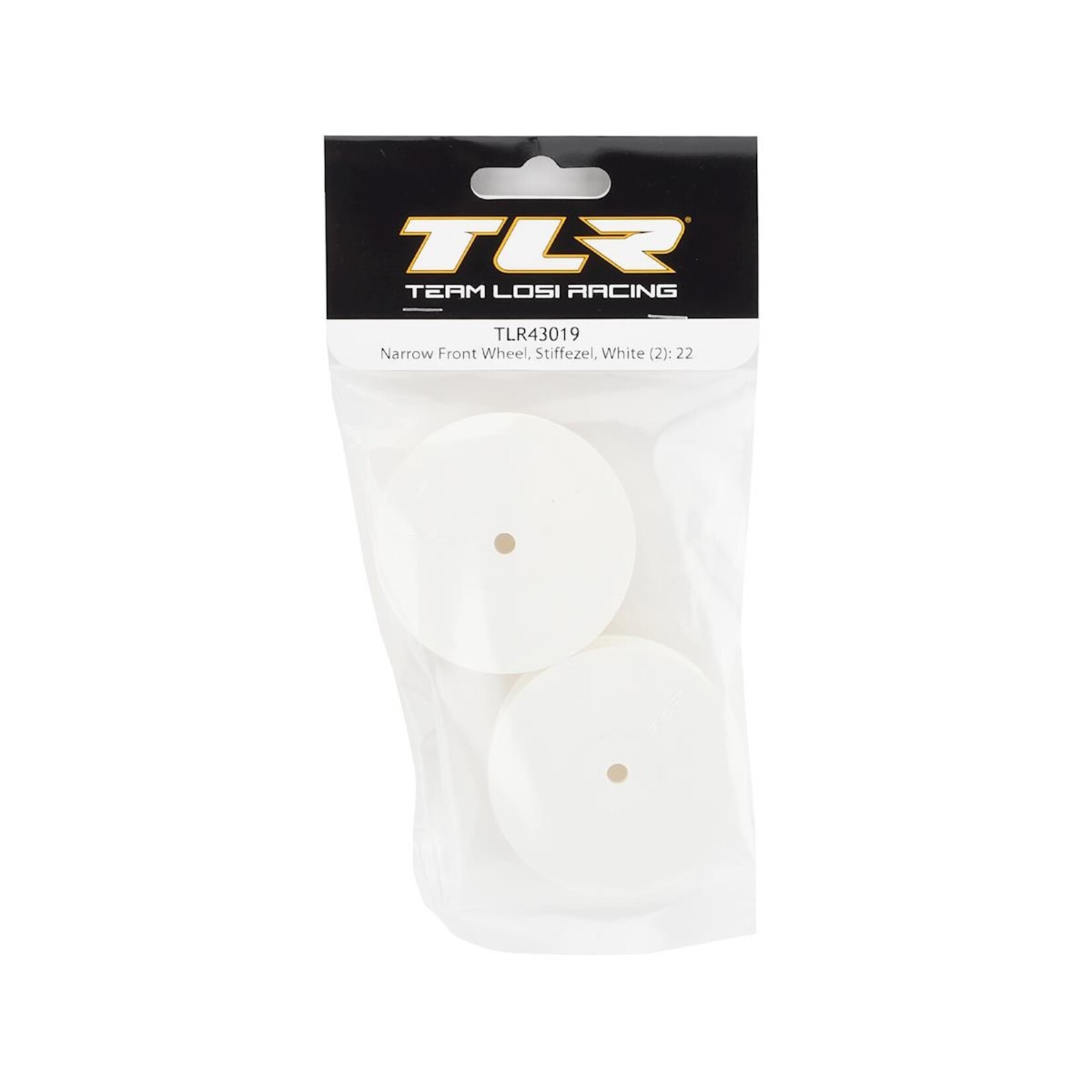 Team Losi Racing #TLR43019 Team Losi Racing Stiffezel Narrow Front 2WD Buggy Wheels w/12mm Hex (White) (2) (22 5.0)