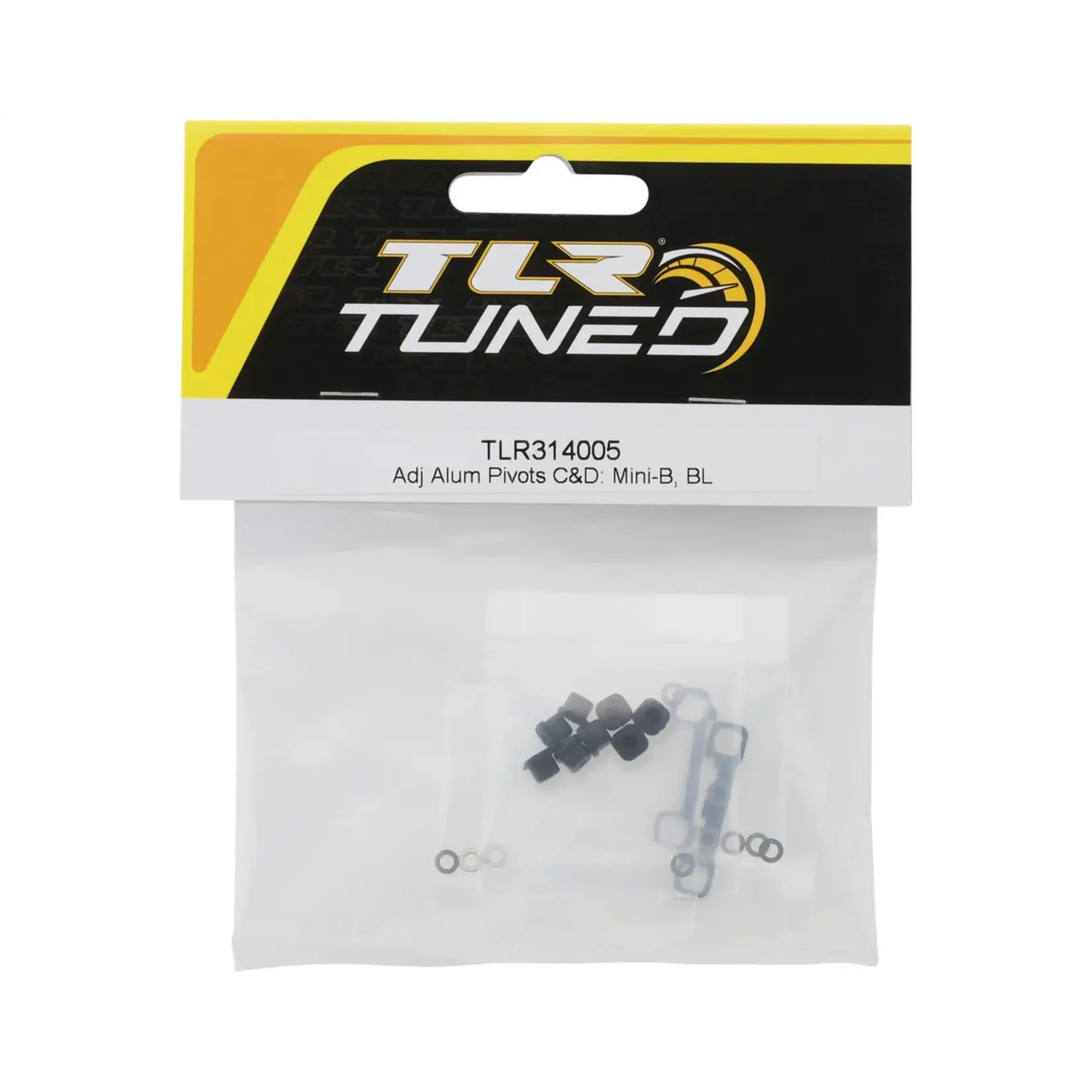 Team Losi Racing #TLR314005 Team Losi Racing Mini-B Adjustable Aluminum Pivot Set (C & D)