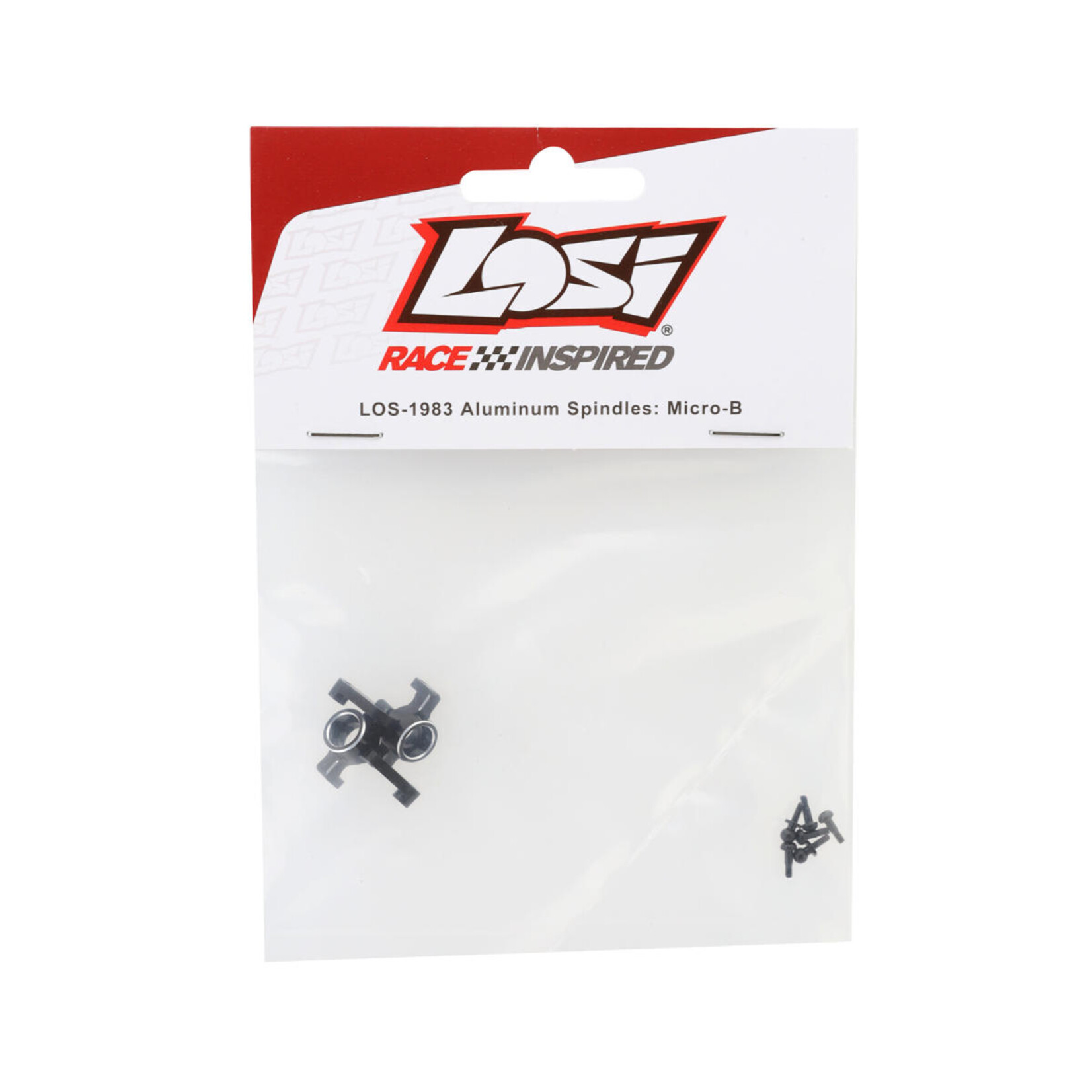 Losi #LOS-1983 Losi Micro-B Aluminum Spindles (2) w/Hardware