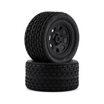 Team Associated #71195  Team Associated SR10 Pre-Mounted Street Stock Tires w/Rear Wheels (2)
