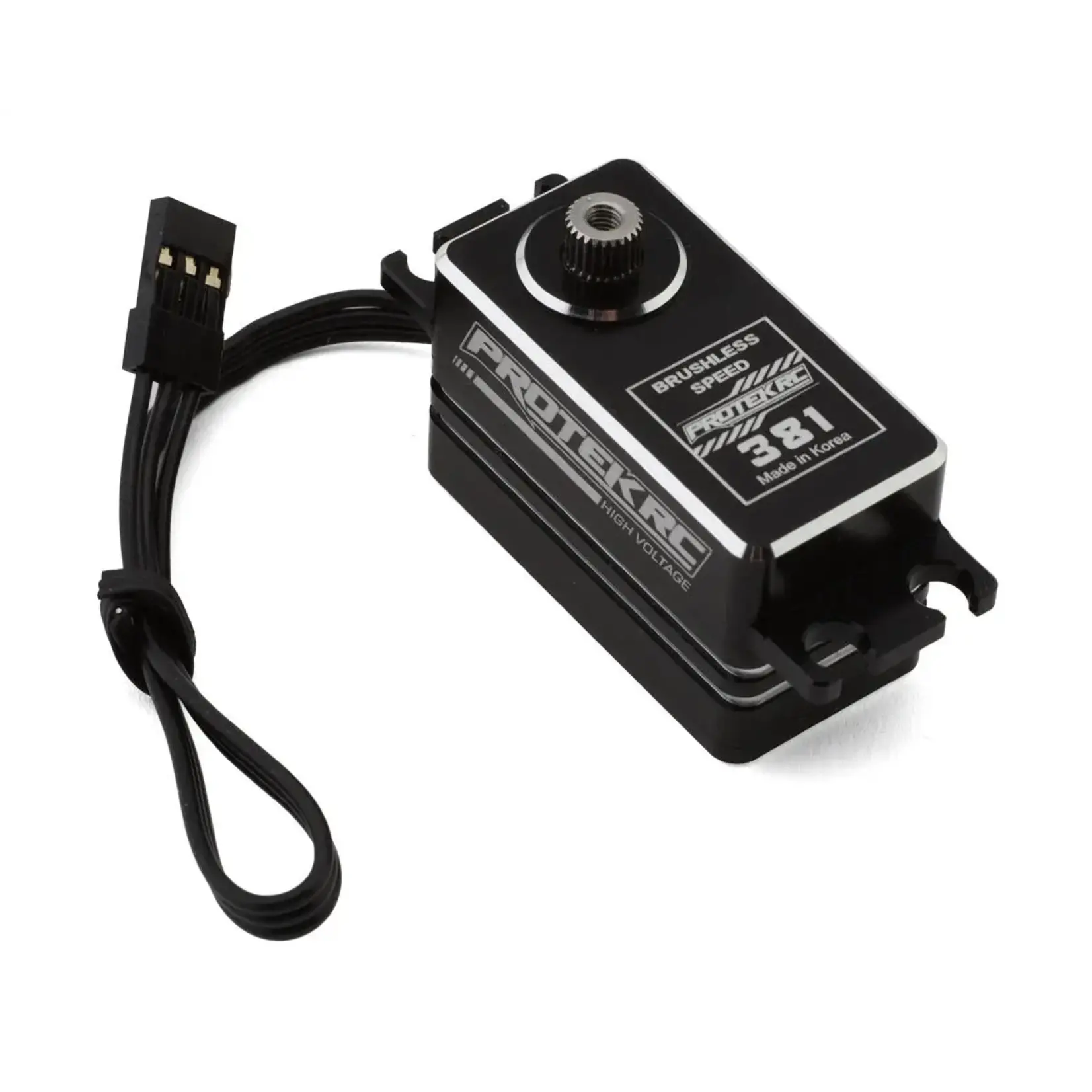 ProTek RC #PTK-381  ProTek RC 381 Ultra Low Profile High Speed Brushless Servo (High Volt / Metal Case)