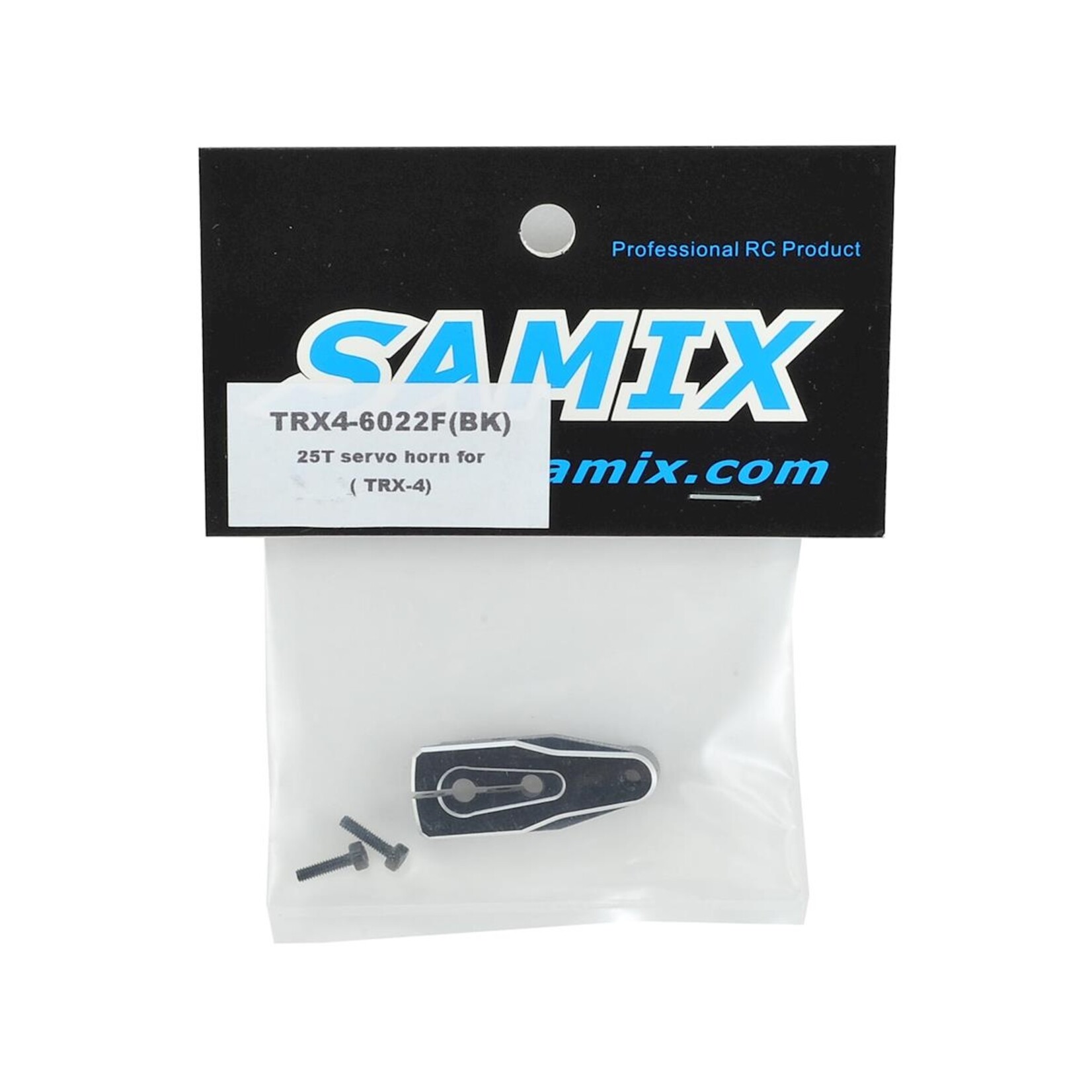 Samix #SAMTRX4-6022F-BK Samix Traxxas TRX-4 Servo Horn (Black) (25T)