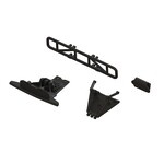 ARRMA #ARA-1577 Arrma Lower Skid and Bumper Mount Set, Black