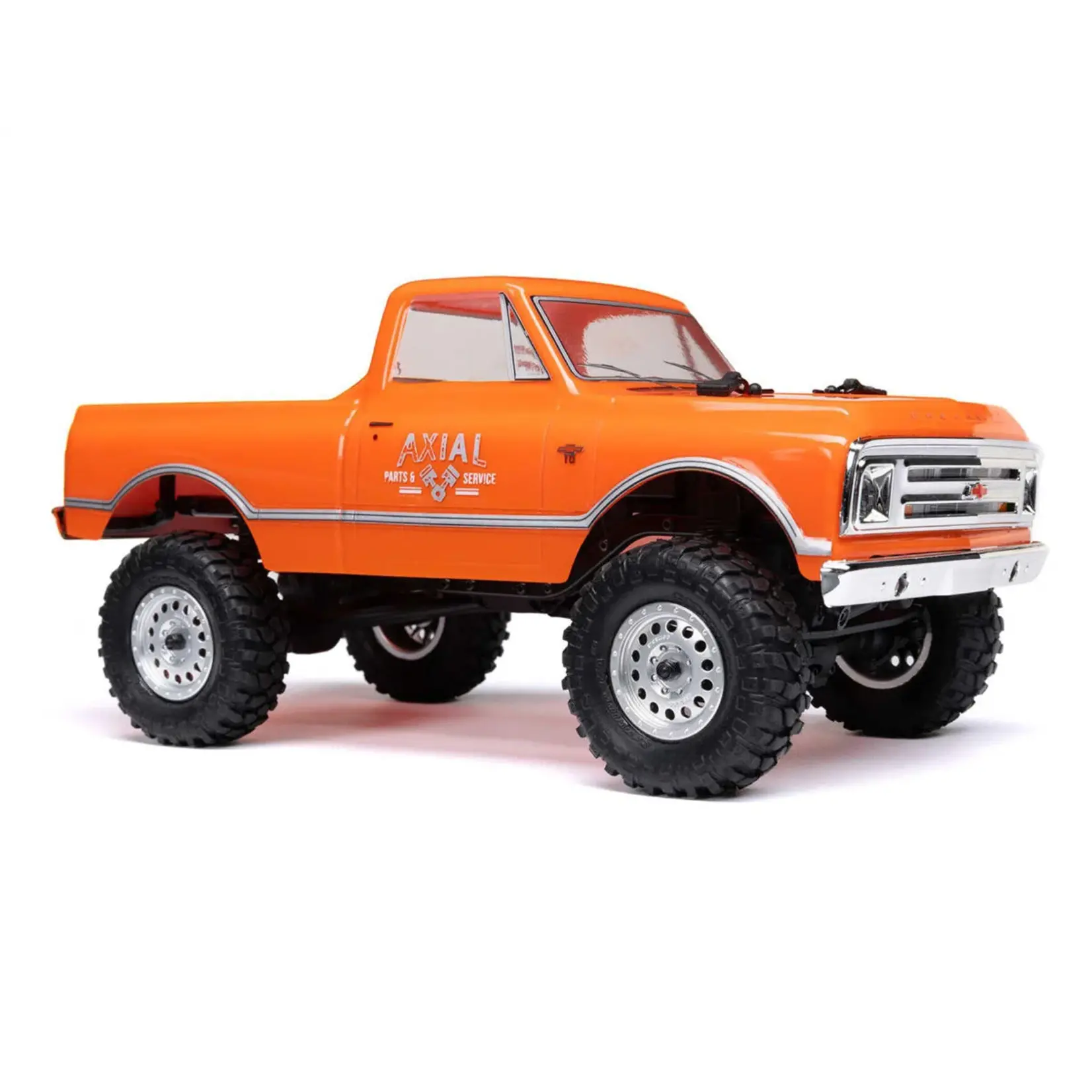 Axial #AXI00001V2T3 Axial 1/24 SCX24 1967 Chevrolet C10 4WD Brushed Truck RTR, Orange