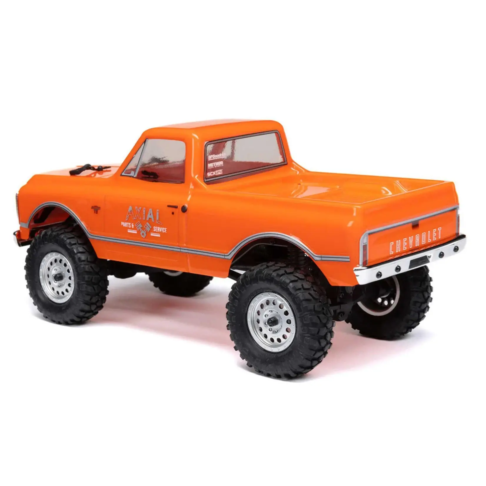 Axial #AXI00001V2T3 Axial 1/24 SCX24 1967 Chevrolet C10 4WD Brushed Truck RTR, Orange