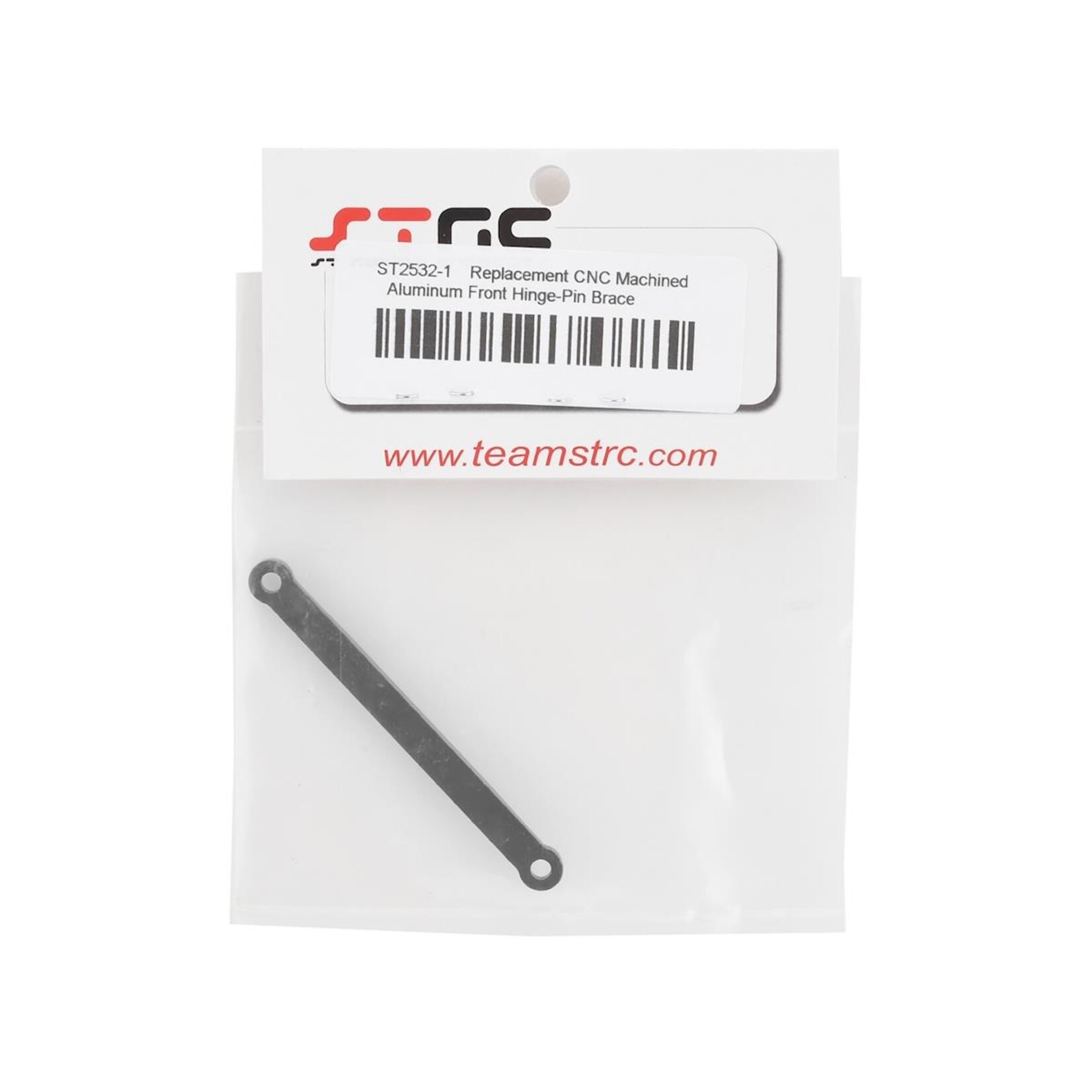 ST Racing Concepts #ST2532-1GM ST Racing Concepts Aluminum Front Hinge Pin Brace for Traxxas Stampede/Bigfoot Heavy Duty (Gun Metal)