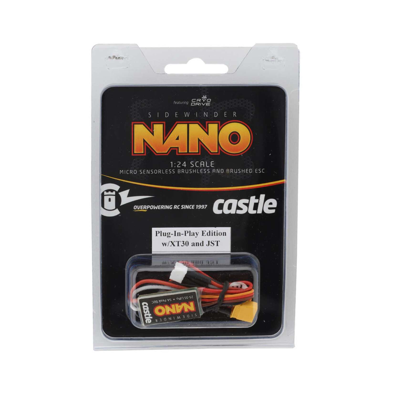 Castle Creations #010-0176-00 Castle Creations Sidewinder Nano Micro Brushless/Brushed ESC (12.6V)