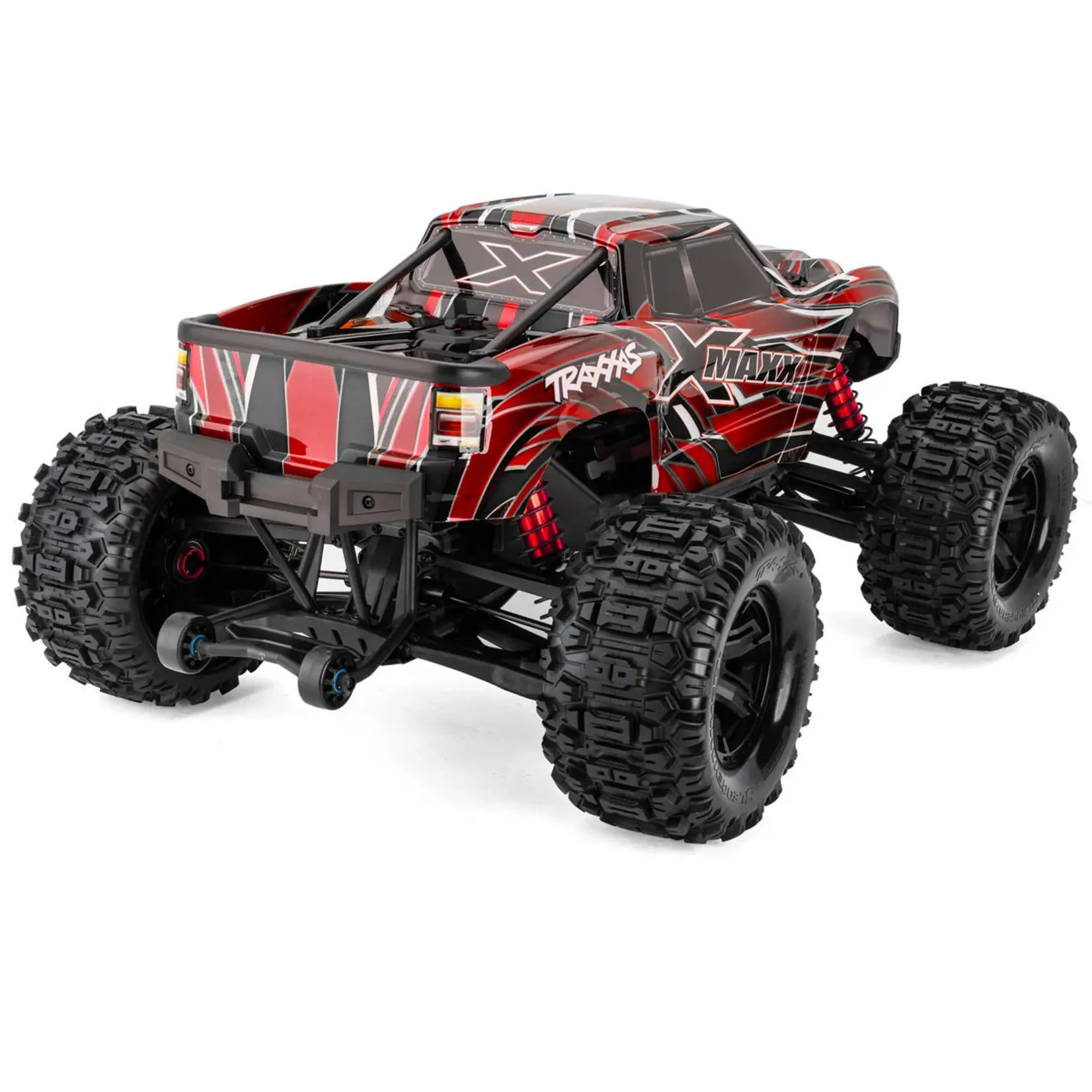 Traxxas #77096-4-RED Traxxas X-Maxx 8S 1/6 4WD Brushless RTR Monster Truck (Red) w/2.4GHz TQi Radio, TSM & Belted Tires