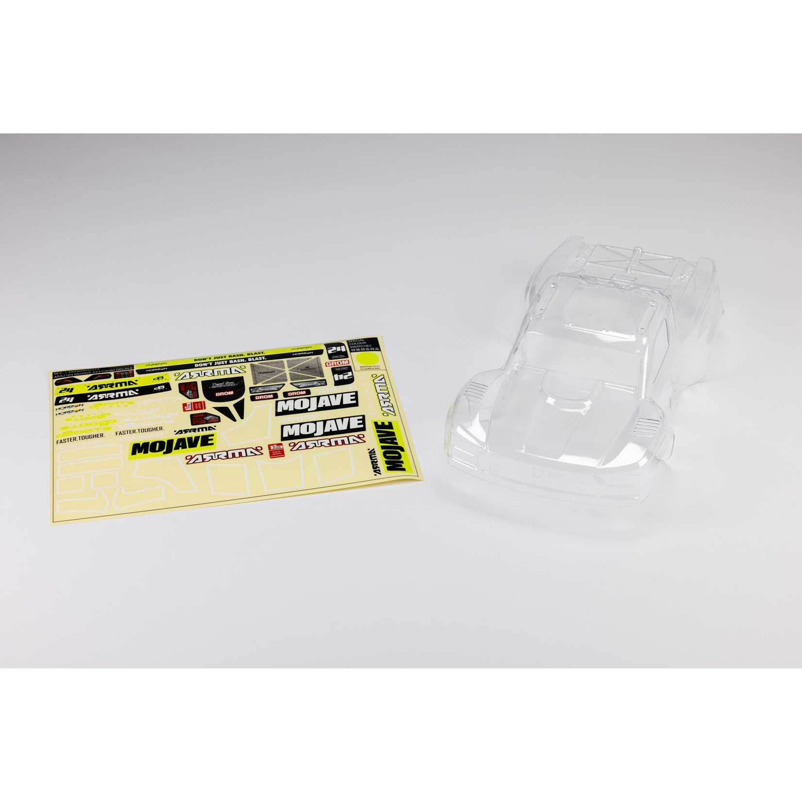 ARRMA #ARA412010 Arrma MOJAVE GROM Body, Clear