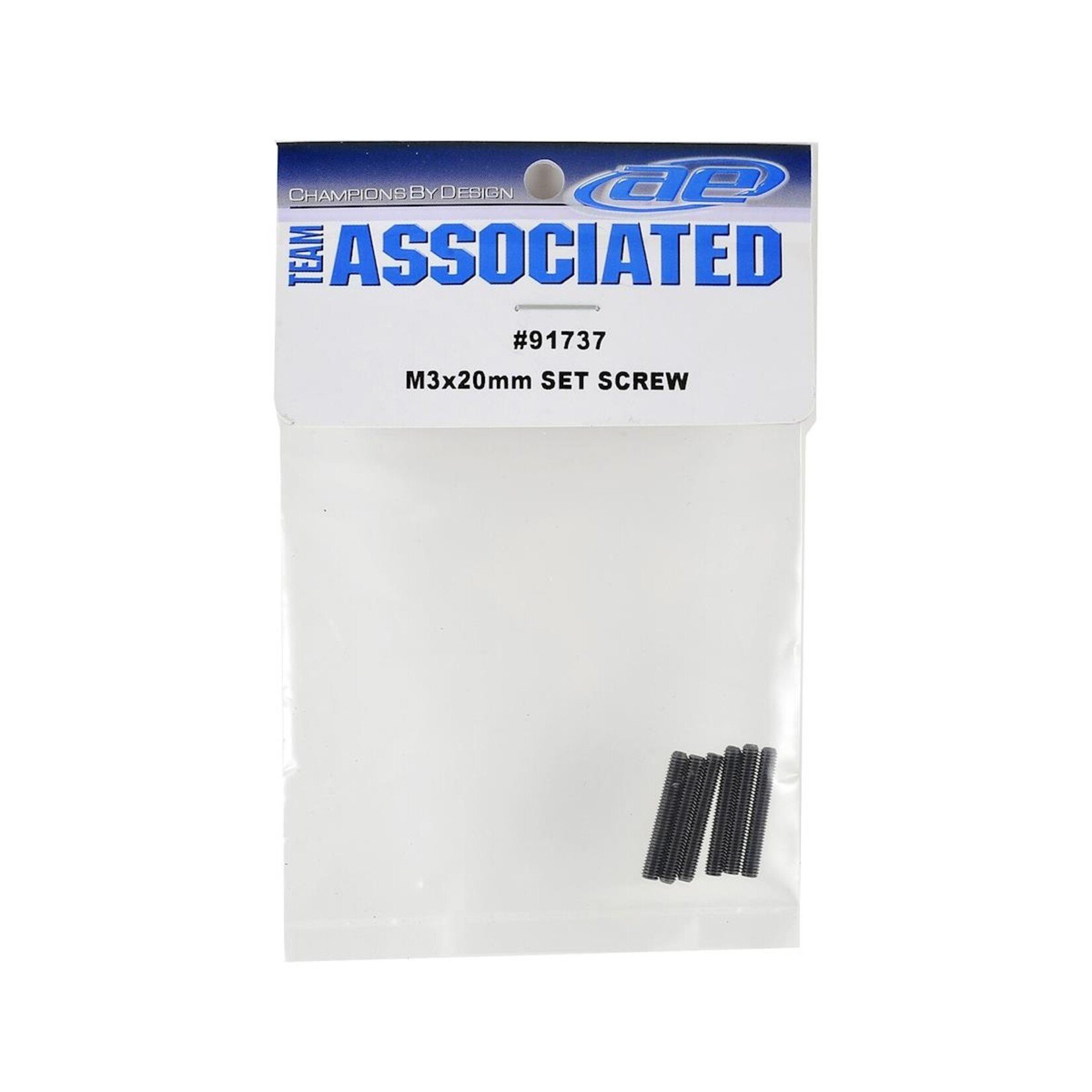 Team Associated #91737  Team Associated 3x20mm Set Screws (6)