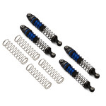 Treal #X004CQY2HL Treal Hobby 59mm Oil-Filled Long Travel Shock Set for Traxxas TRX-4M® & TRX-4MT™ (Blue) (4) (Front/Rear)