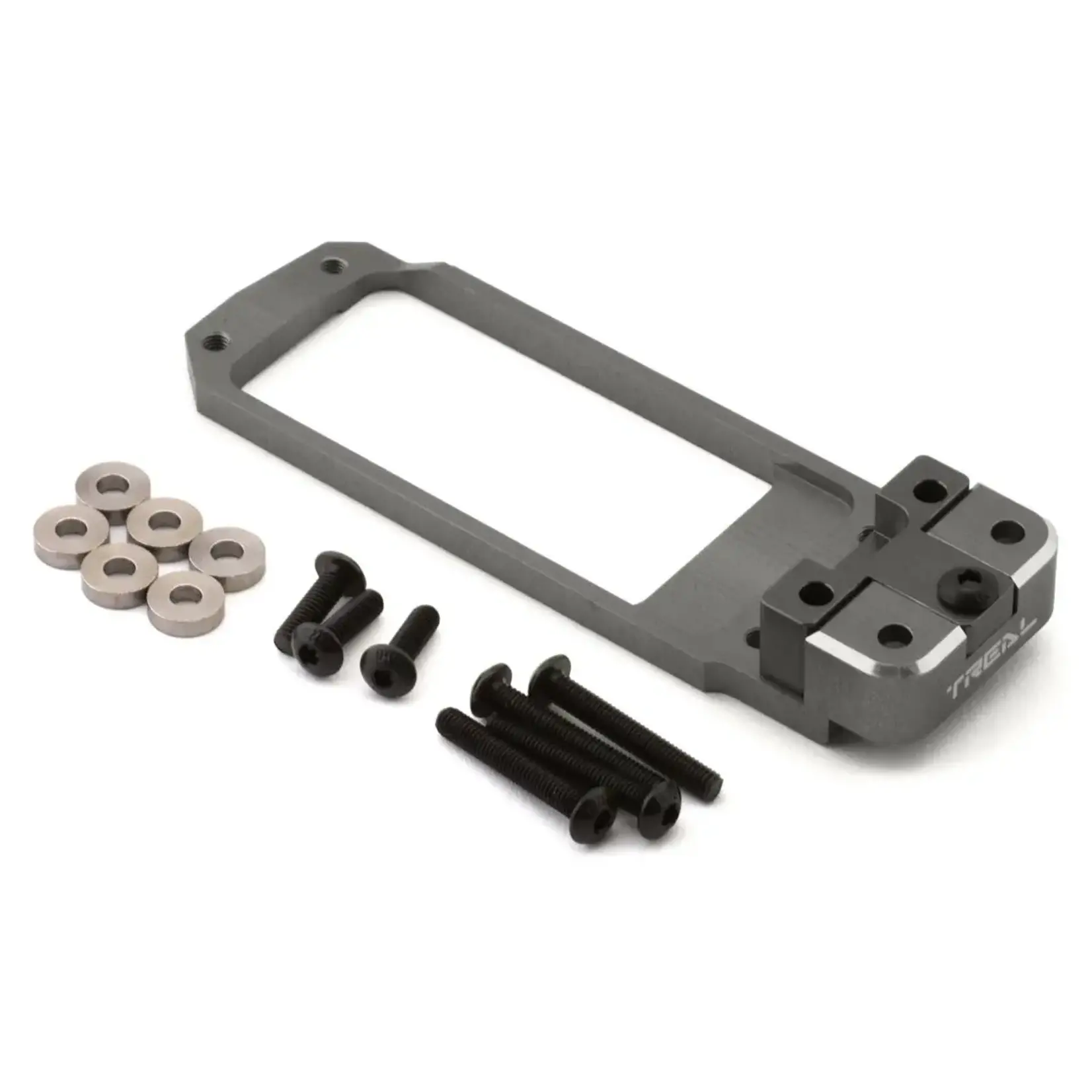 Treal #X0033WZ0YJ Treal Hobby SCX6 Adjustable Aluminum Servo Mount (Titanium)