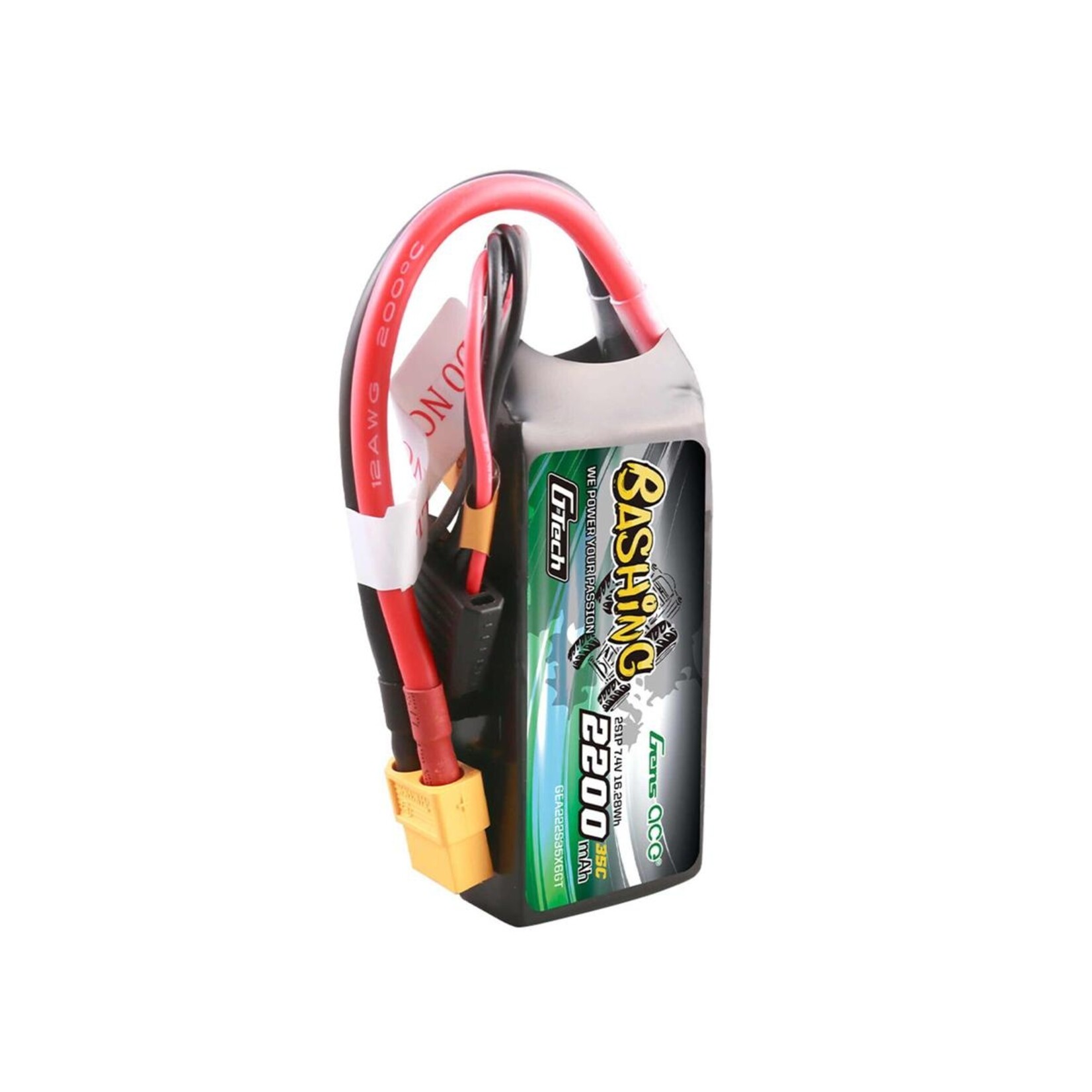 Gens Ace #GEA223S35X6GT Gens Ace G-Tech Smart 3S Lipo Battery 35C (11.1V/2200mAh) w/XT60