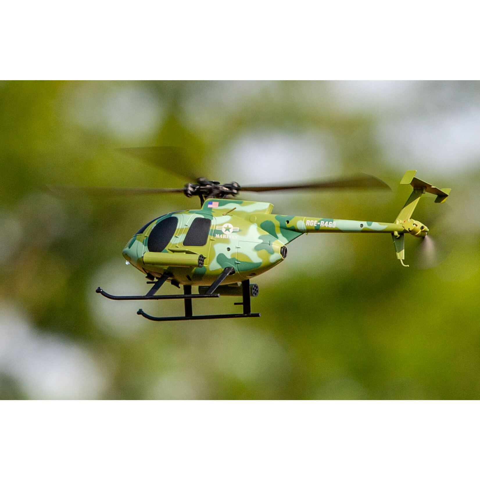 Rage RC #RGR6101 Rage RC Hero-Copter Military, 4-Blade RTF Heli; Marines