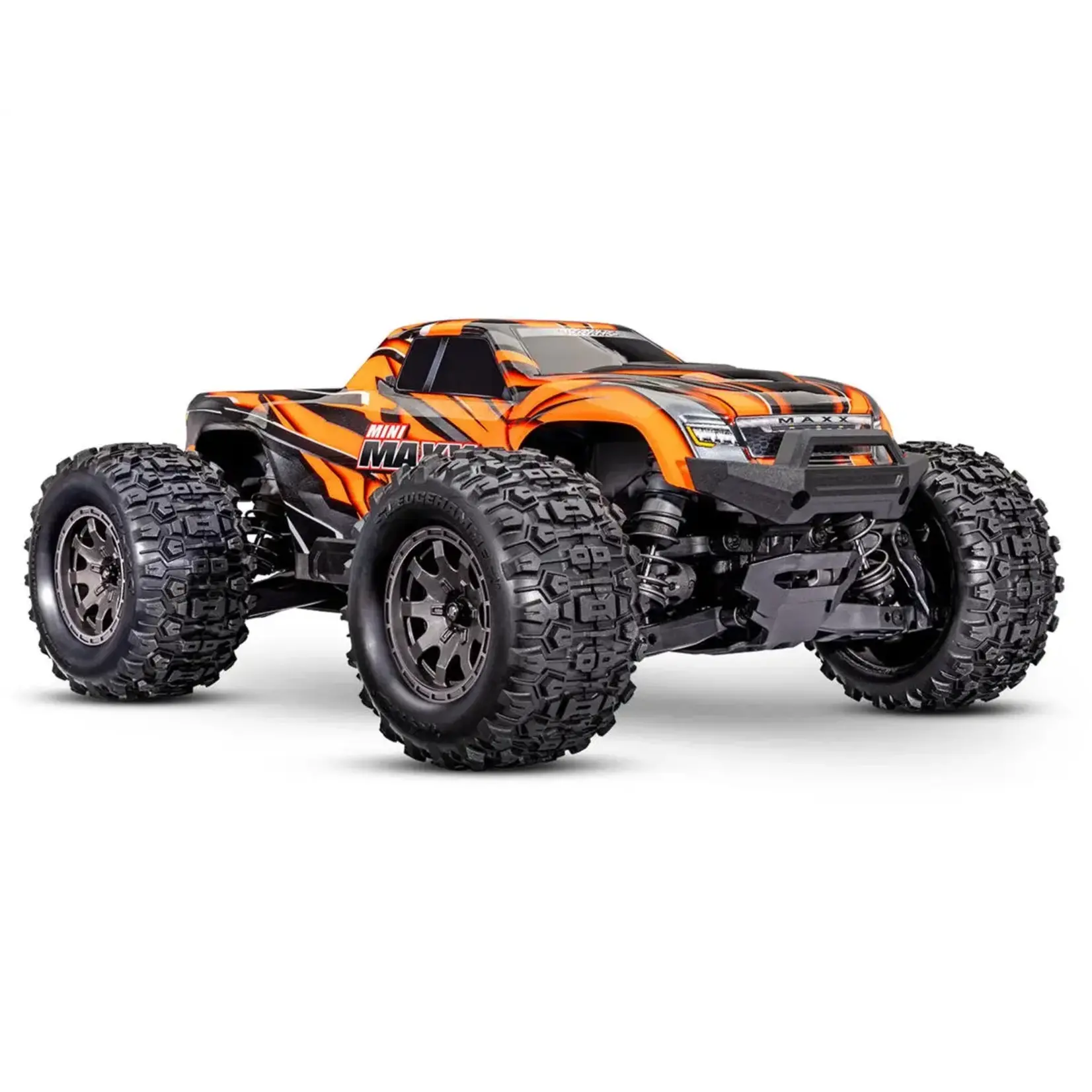 Traxxas #107154-1-ORNG  Traxxas Mini Maxx BL-2S 4WD w/USB-C (Orange)