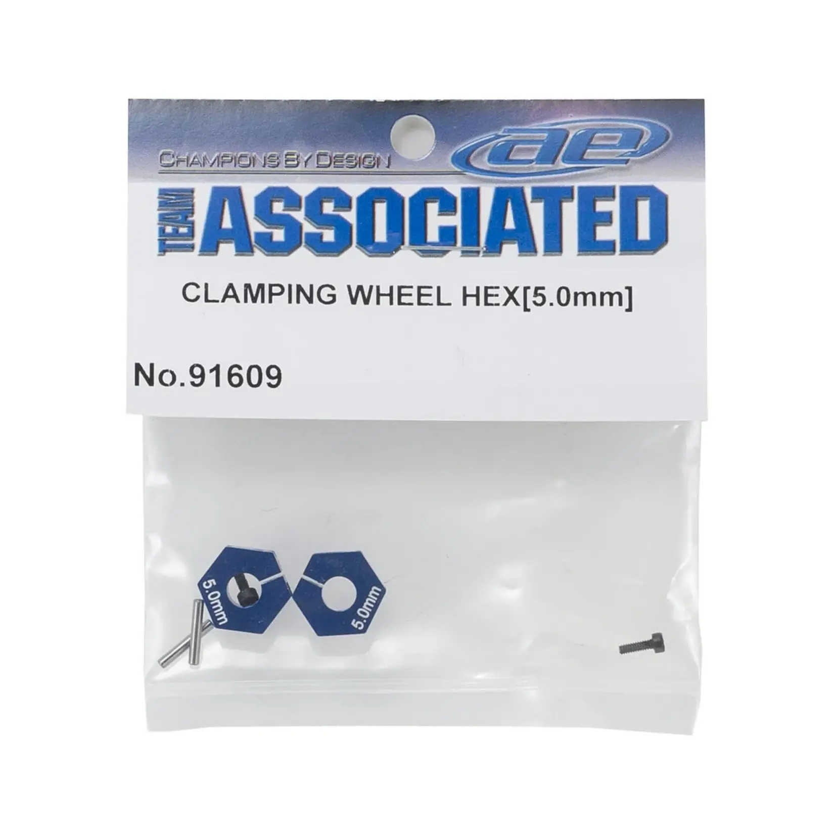 Team Associated #91609 Team Associated 5.0mm Factory Team Aluminum Clamping Wheel Hex (2)