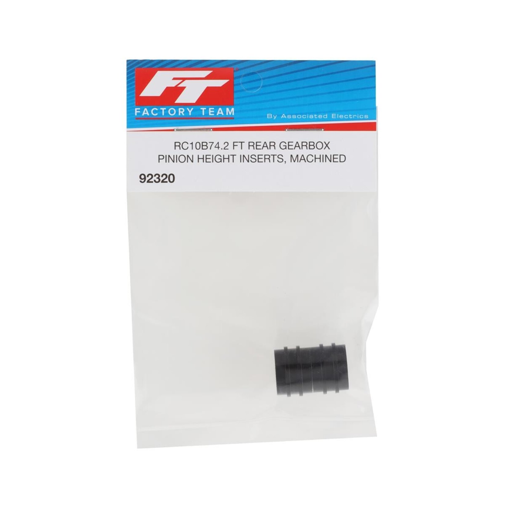 Team Associated #92320 Team Associated RC10B74.2 FT Machined Rear Gearbox Pinion Height Inserts (2)