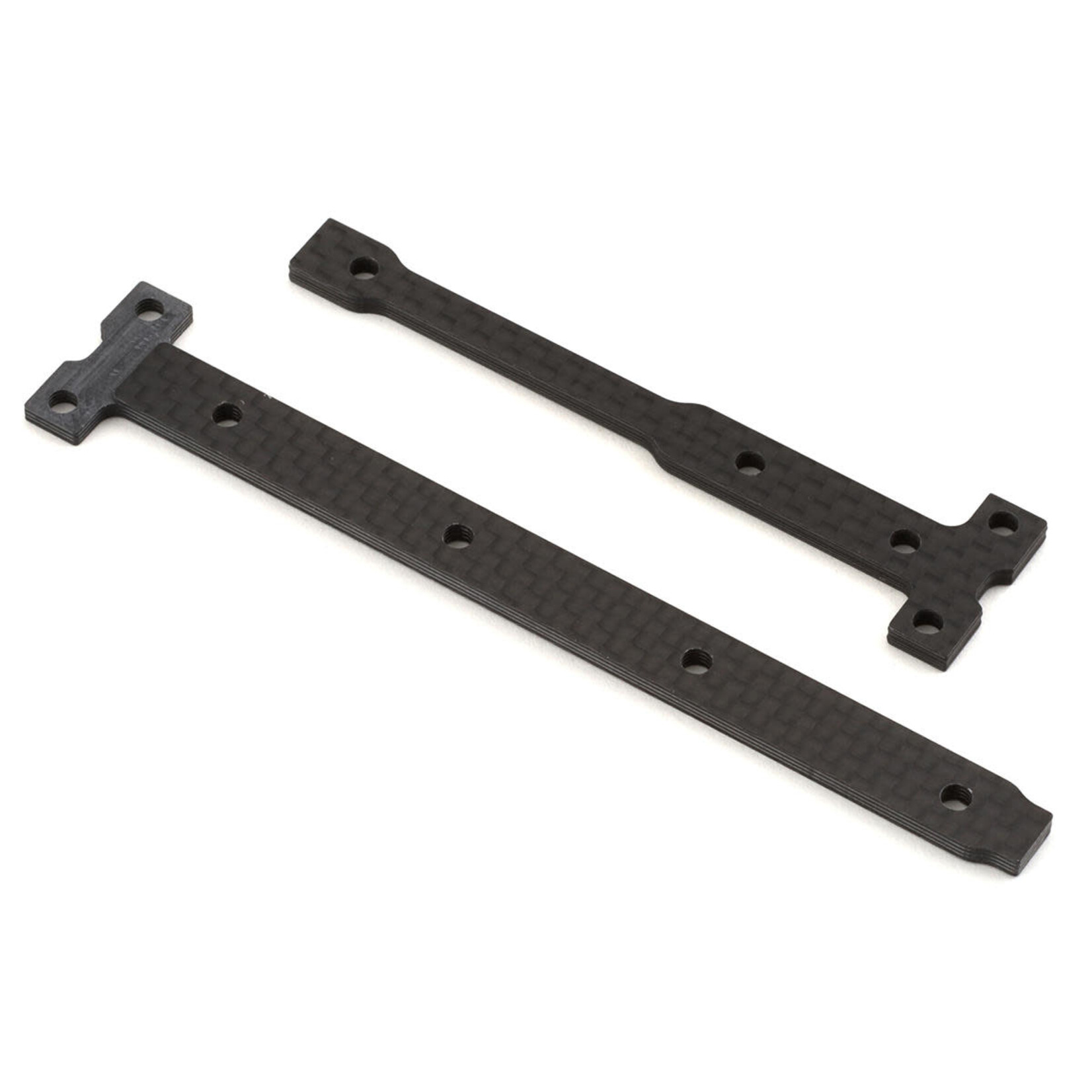 Team Associated #92365 Team Associated RC10B74.2 Factory Team 2.5mm Carbon Fiber Chassis Brace Set (Stiff)