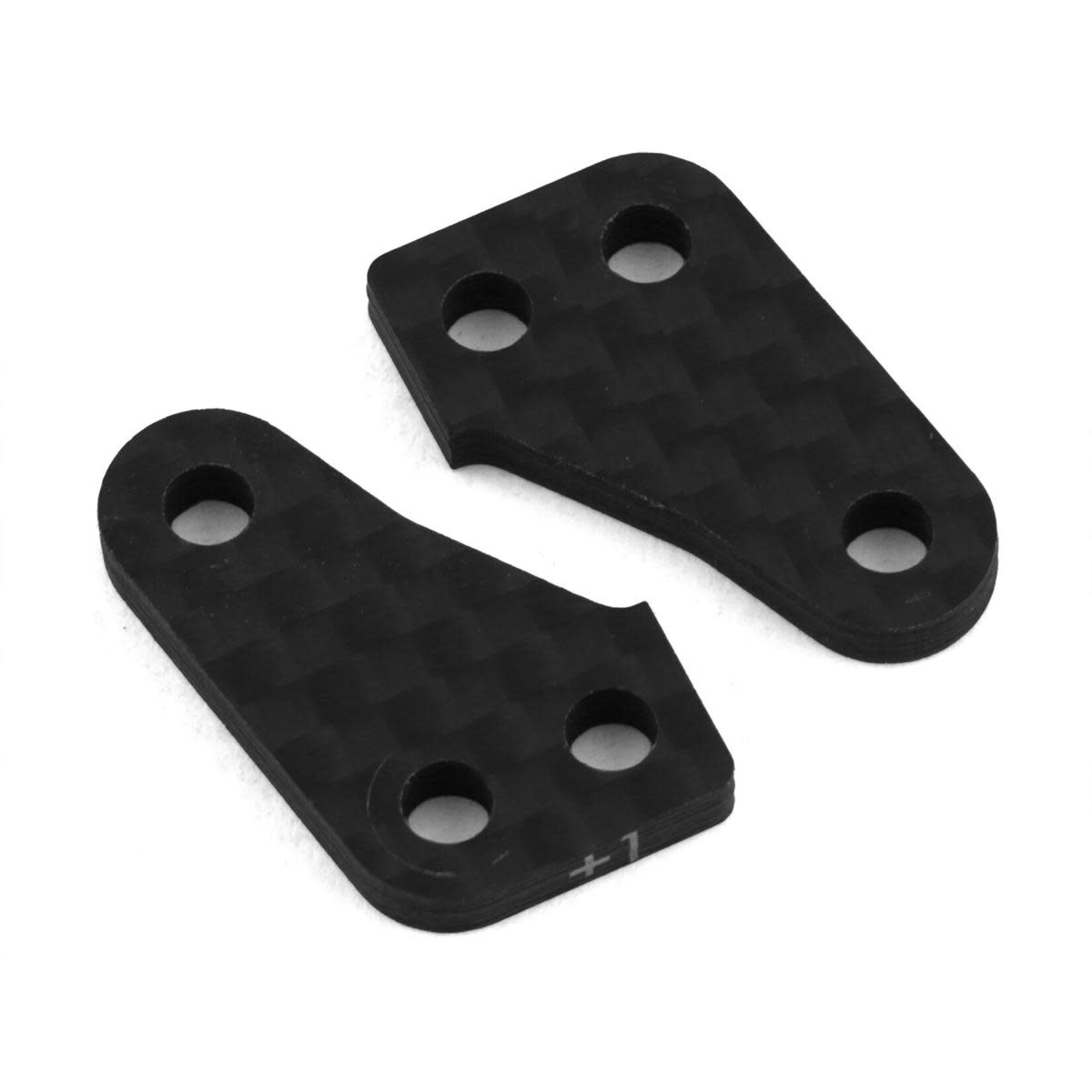 Team Associated #92375 Team Associated RC10B74 Factory Team Carbon Steering Block Arm Set (2) (+1)