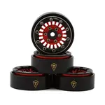 Treal #X003932QM1 TREAL SCX24 Wheels 1.0'' Beadlock Wheels(4P) for 1/24 Micro RC SCX24 Bronco Gladiator C10 Deadbolt -Type C
