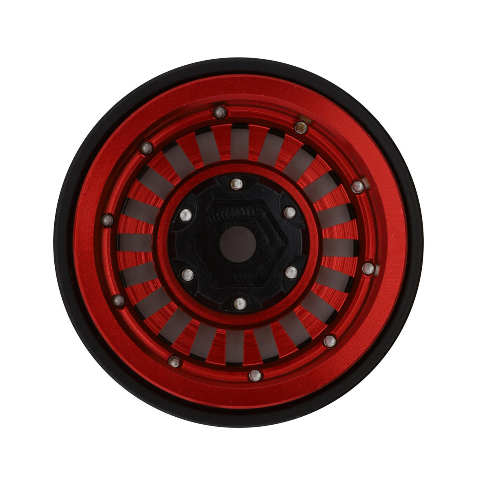 Treal #X003932QM1 TREAL SCX24 Wheels 1.0'' Beadlock Wheels(4P) for 1/24 Micro RC SCX24 Bronco Gladiator C10 Deadbolt -Type C