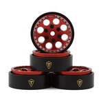 Treal #X002P8TVPB Treal Hobby 1.0" 8-Hole Beadlock Wheels (Red) (4) (22g)