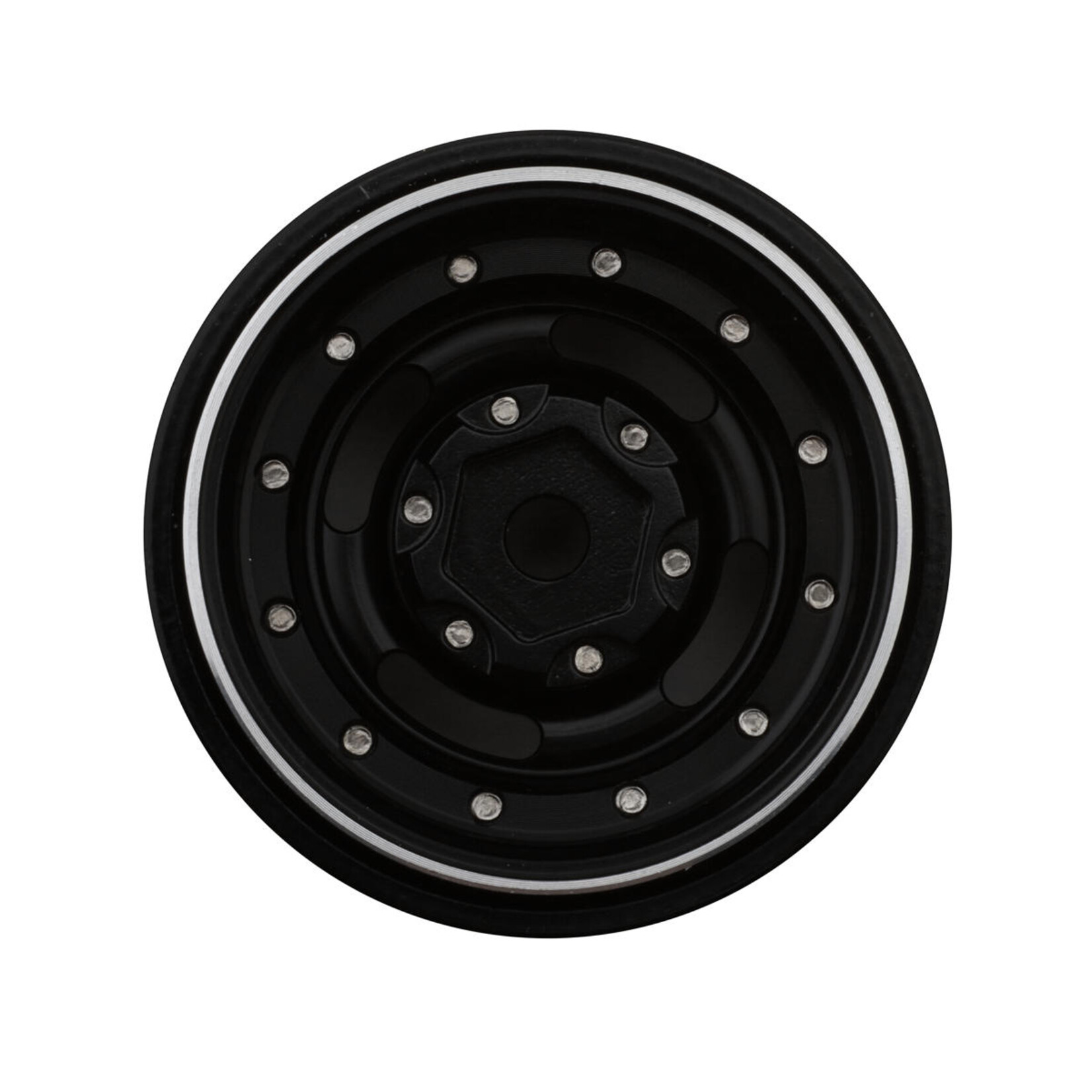 Treal #X003Z3L423 Treal Hobby Type F 1.0" Deep Dish Beadlock Wheels (Green)