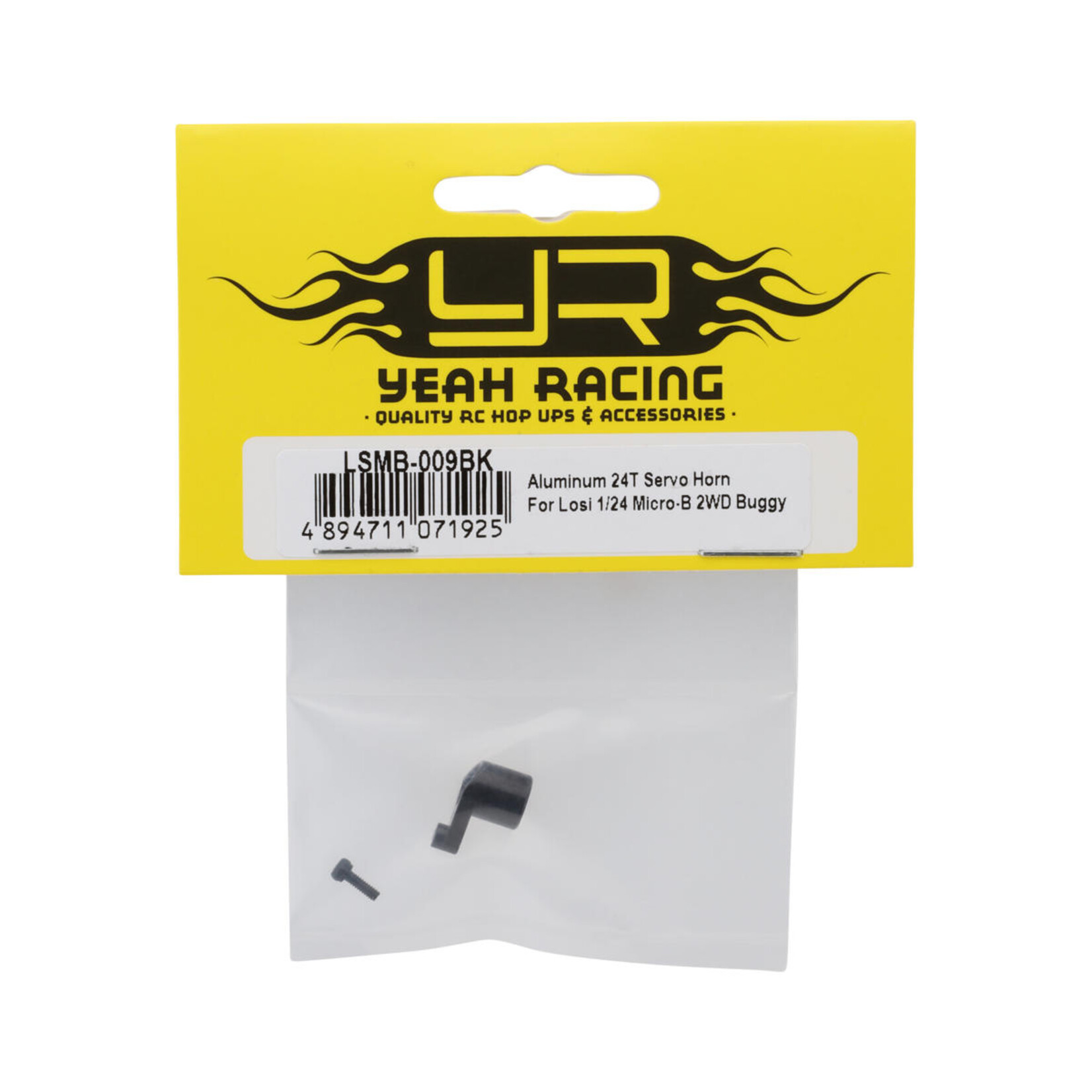Yeah Racing #LSMB-009BK Yeah Racing Losi® Micro-B Aluminum Servo Horn (Black) (24T)