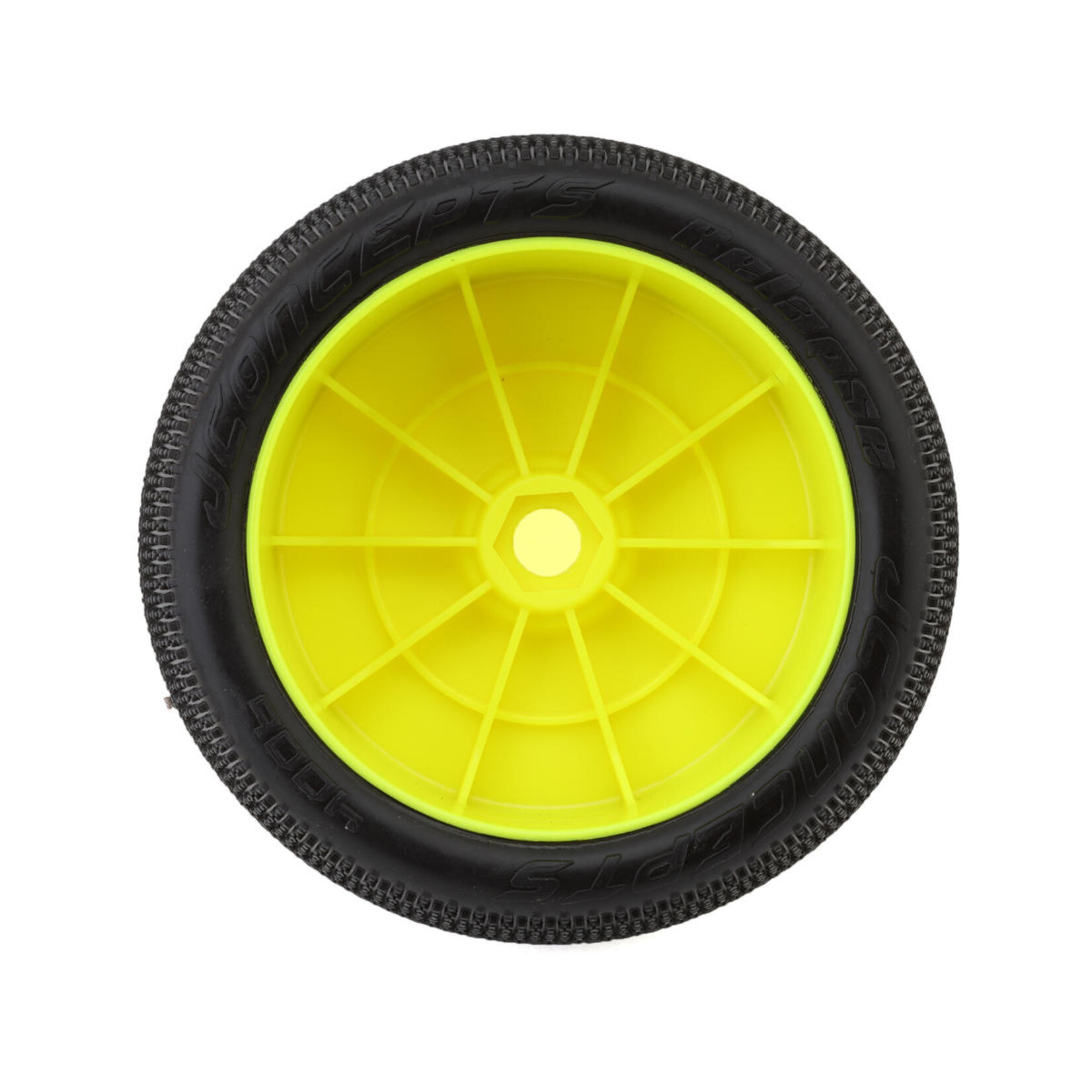 JConcepts #4006-22 JConcepts Relapse 4.0" Pre-Mounted 1/8 Truggy Tires (2) (Yellow) (Green)
