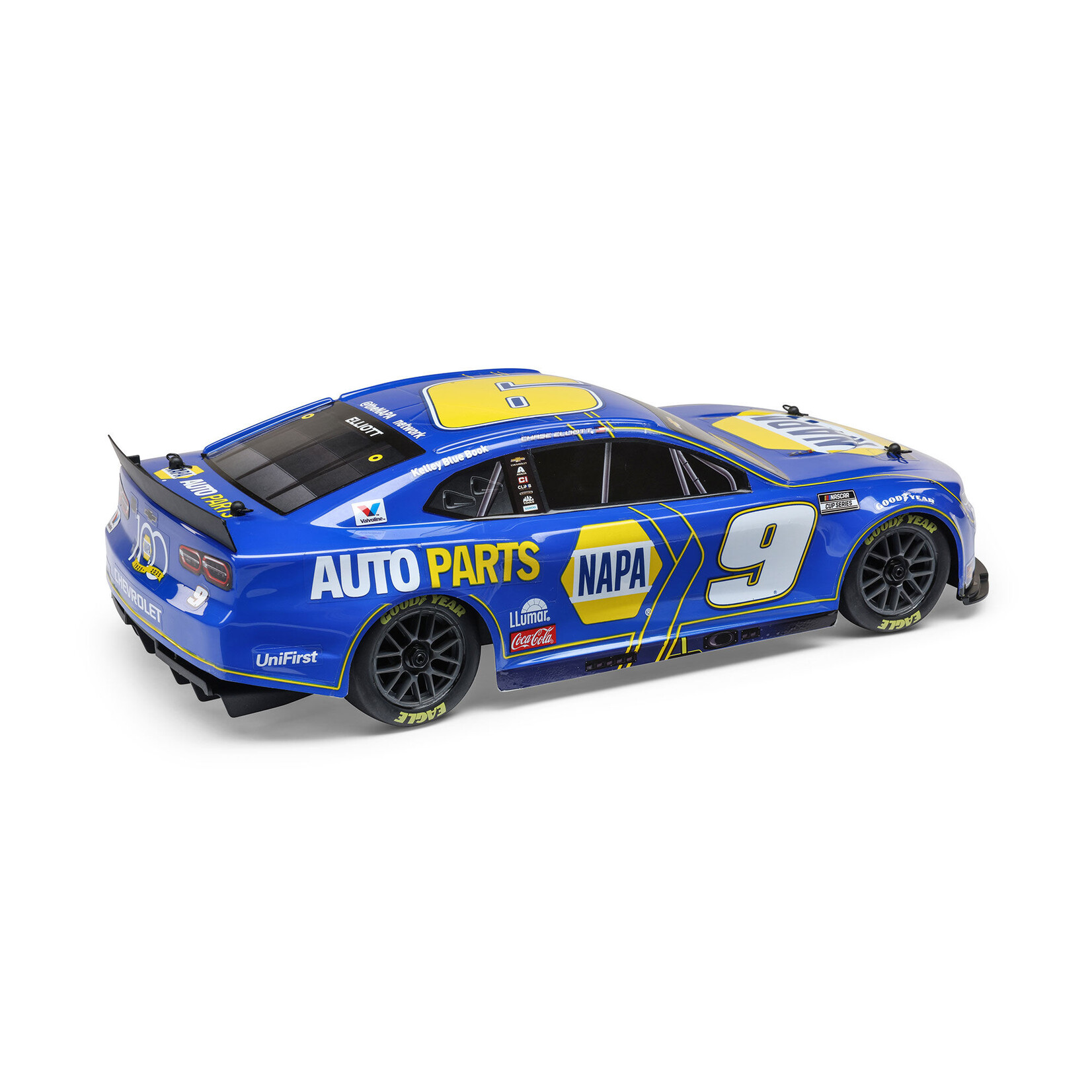 Losi #LOS1122509 Losi 1/12 NASCAR RC Racecar Chase Elliott No. 9 2025 NAPA Chevrolet Camaro ZL1 2S AWD Brushed On-Road (Battery & Charger Included), Blue