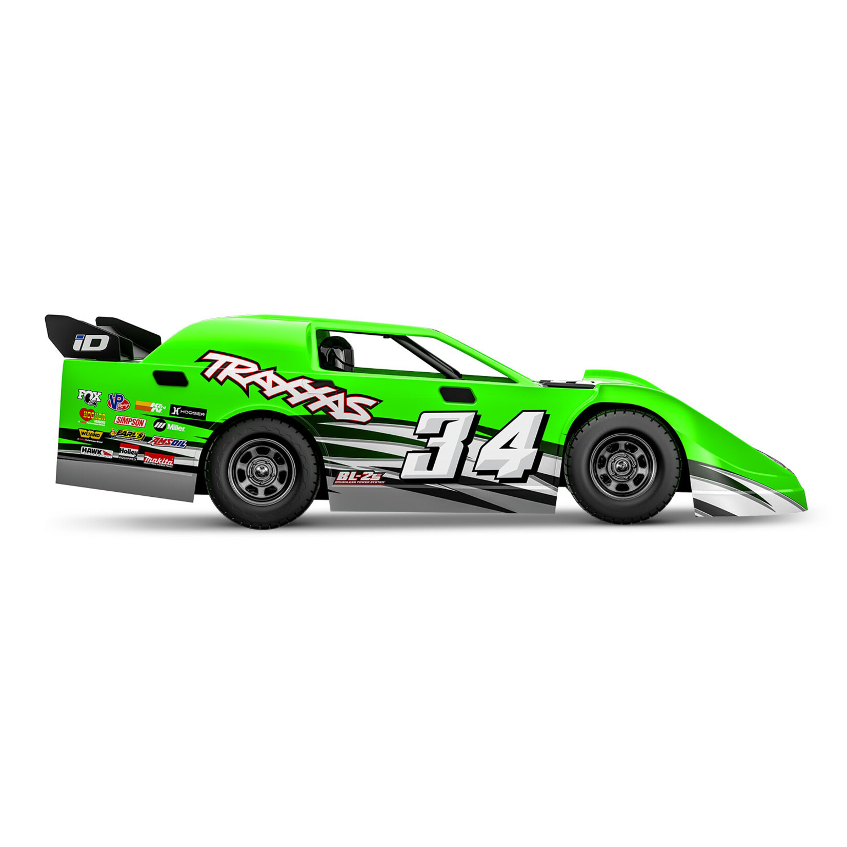 Traxxas #104364-74-GRN Traxxas  Slash Late Model BL-2s (Green)