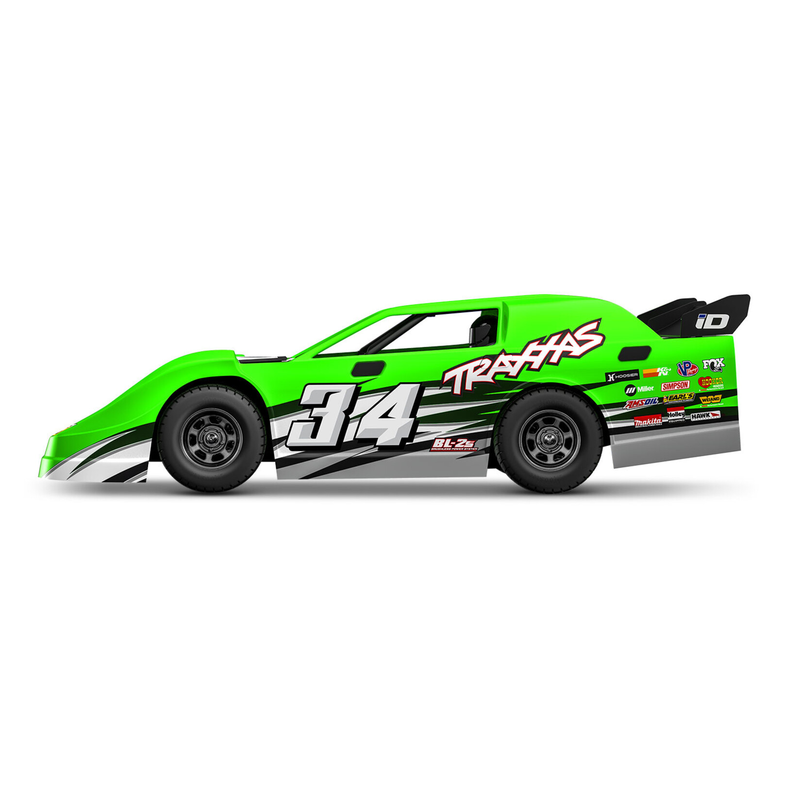 Traxxas #104364-74-GRN Traxxas  Slash Late Model BL-2s (Green)
