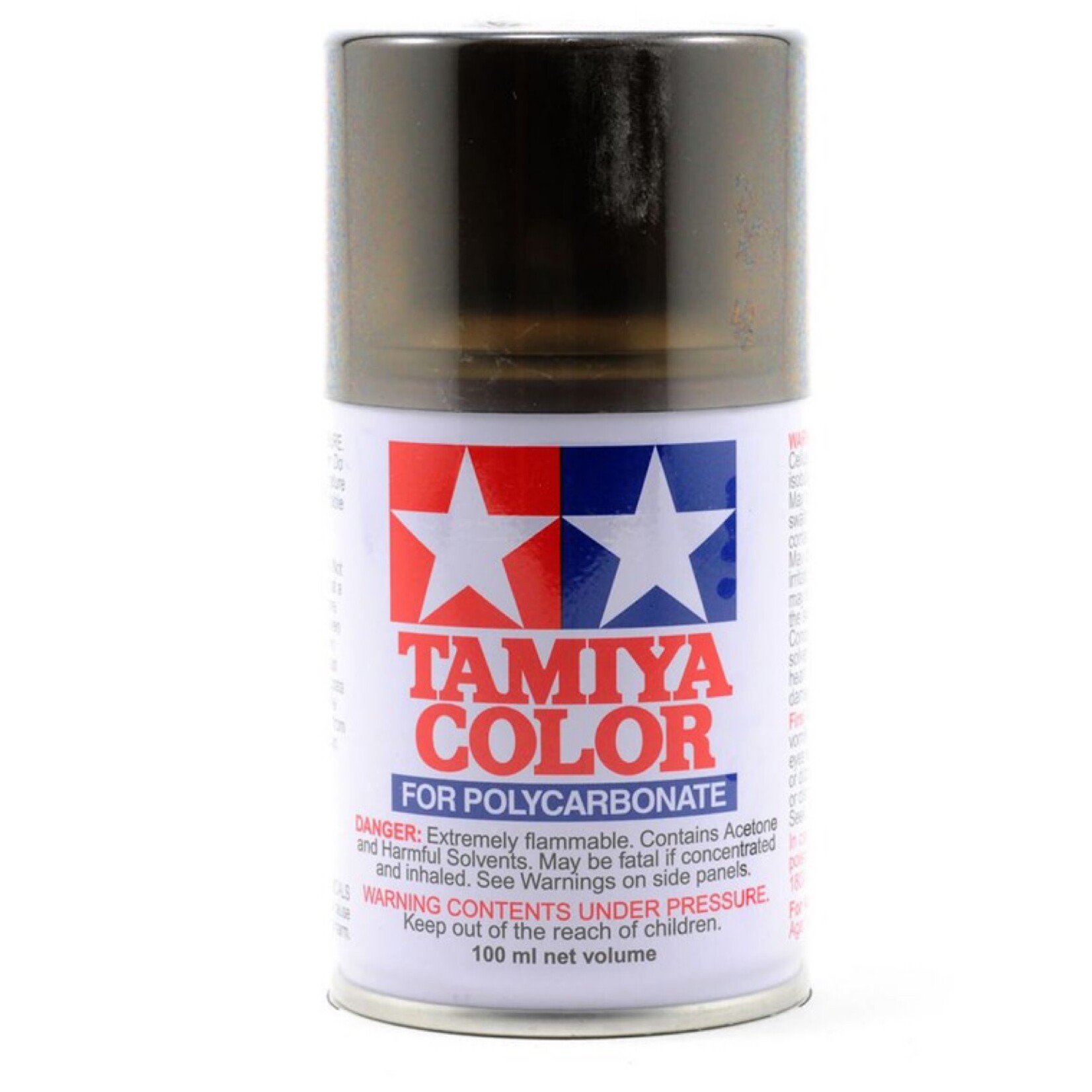 Tamiya #PS-31 Tamiya Polycarbonate Smoke, Spray 100 ml (86031)