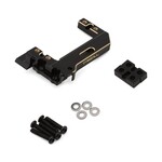 Treal #X004ESMT3L Treal Hobby Vanquish H10 Optic Heavy Weight Brass Servo Mount (64.6g)
