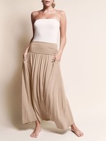 Bamboo Yoga Maxi Skirt - Taupe