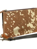 Star Wristlet, Upcycled Genuine Leather