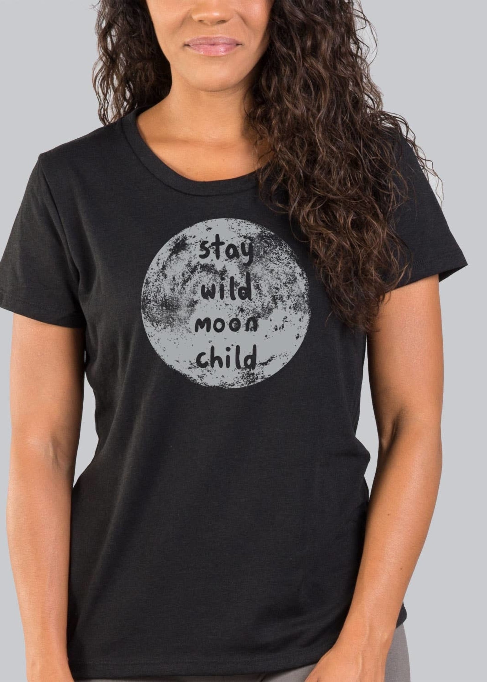 Spending noise thermometer Stay Wild Moon Child Bamboo T-Shirt - Avenue Grille & Goods