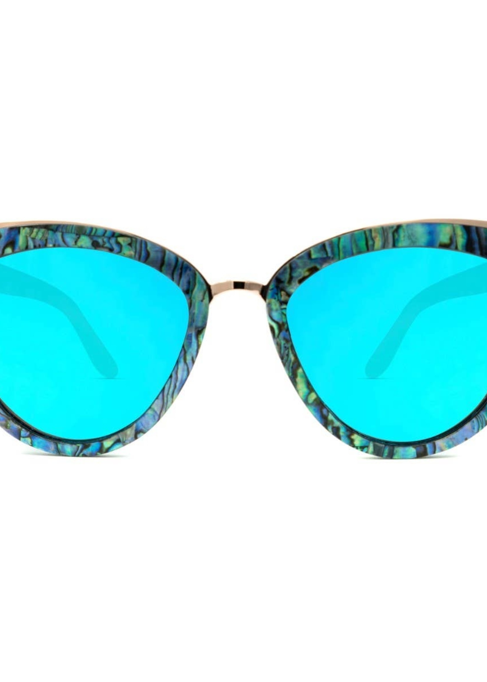 Bombshell Abalone Wooden Sunglasses