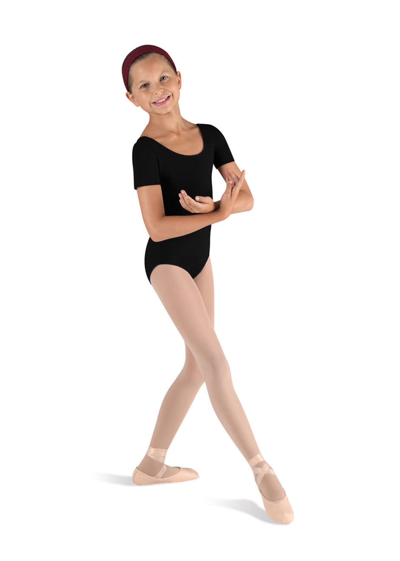 Bloch Bloch Child Short Sleeve Round Neck Leotard