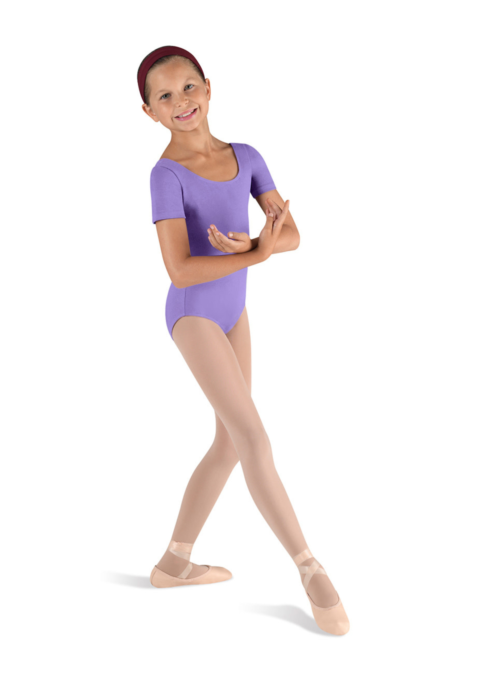 Bloch Bloch Child Short Sleeve Round Neck Leotard