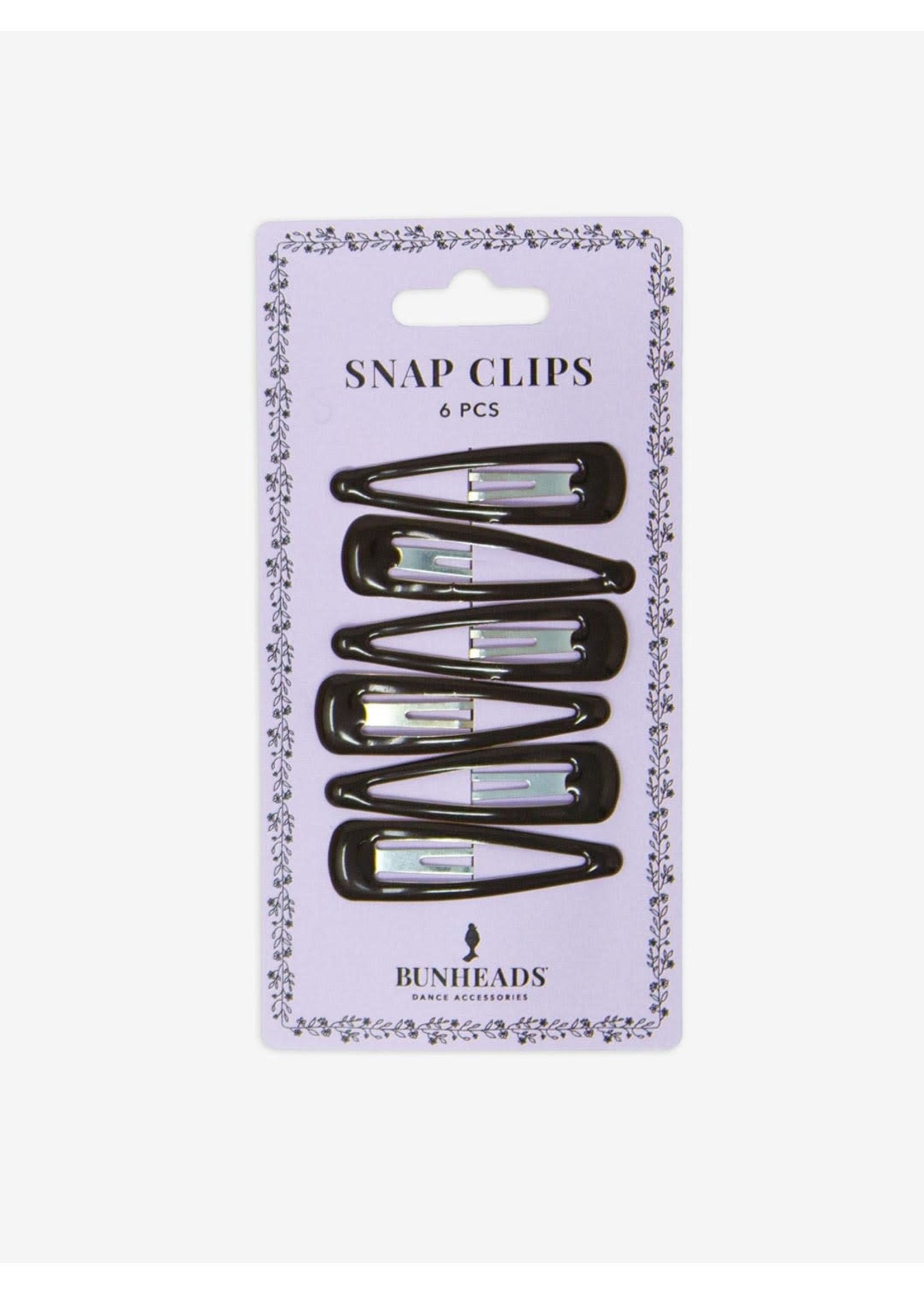 Bunheads Bunheads Snap Clips (Black)