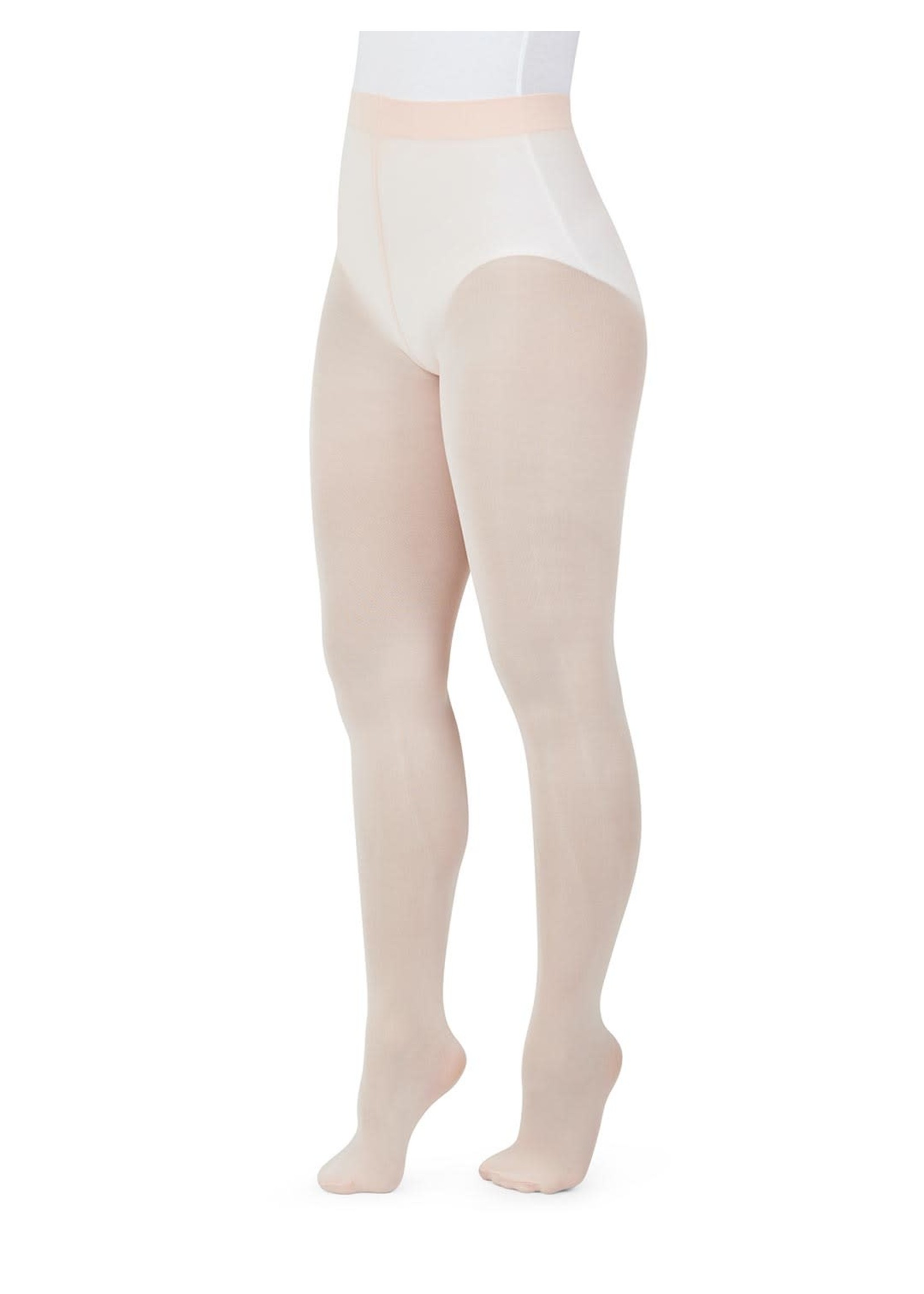 Capezio Capezio Self Knit Waistband Footed Tights