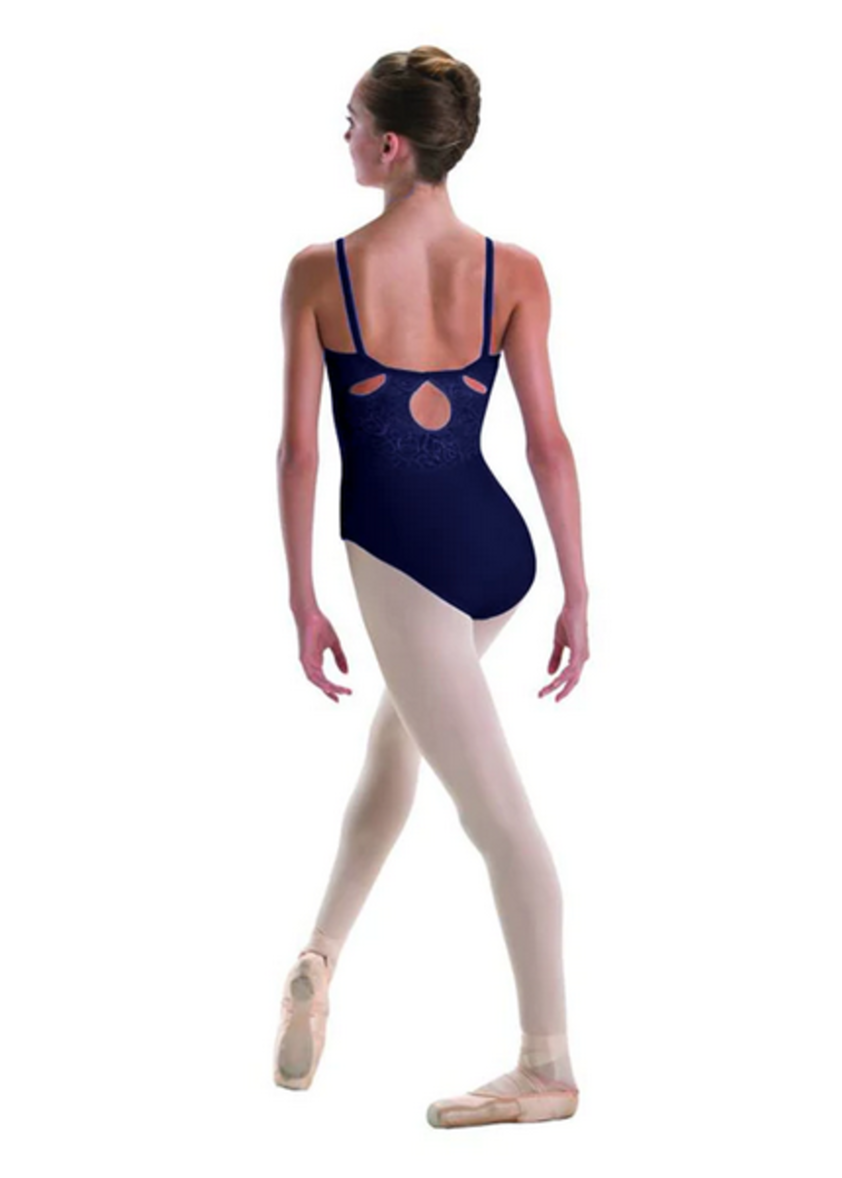Motionwear Motionwear Pinch Front Tear Drop Back Leotard