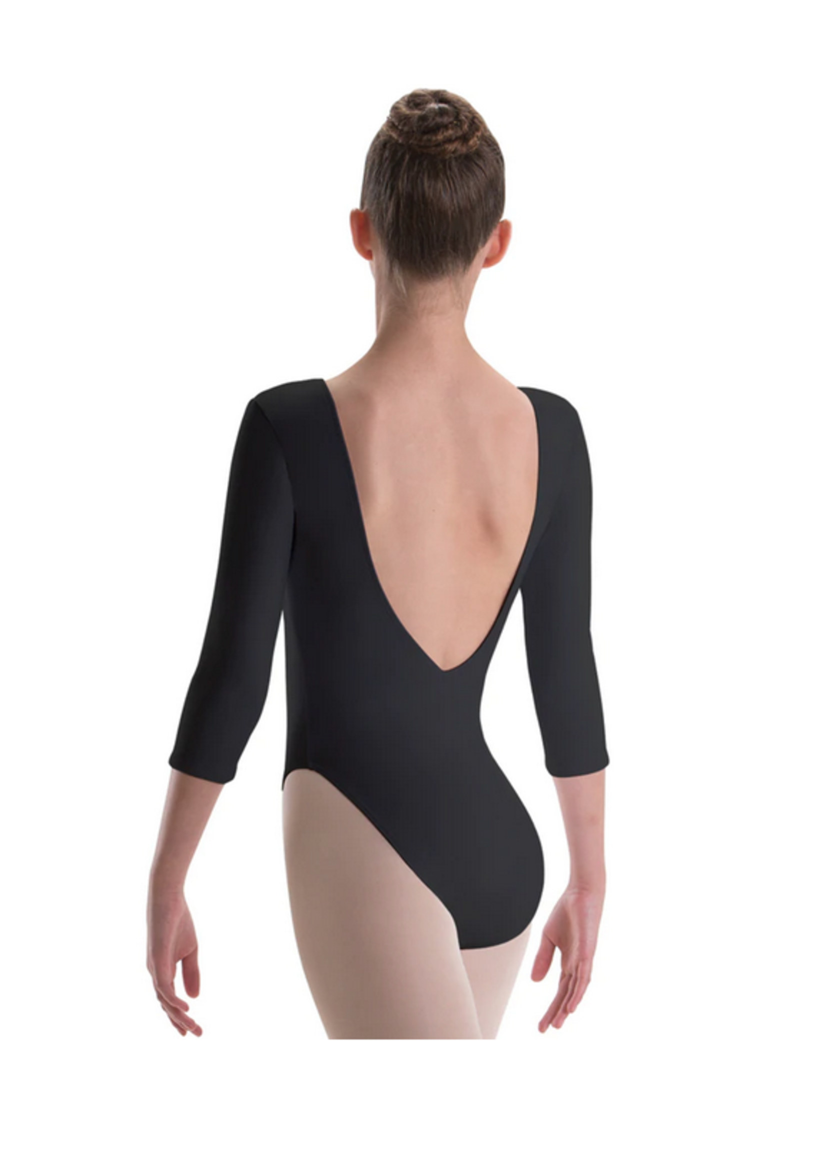 Motionwear Motionwear Pinch Front 3/4 Sleeve Leotard