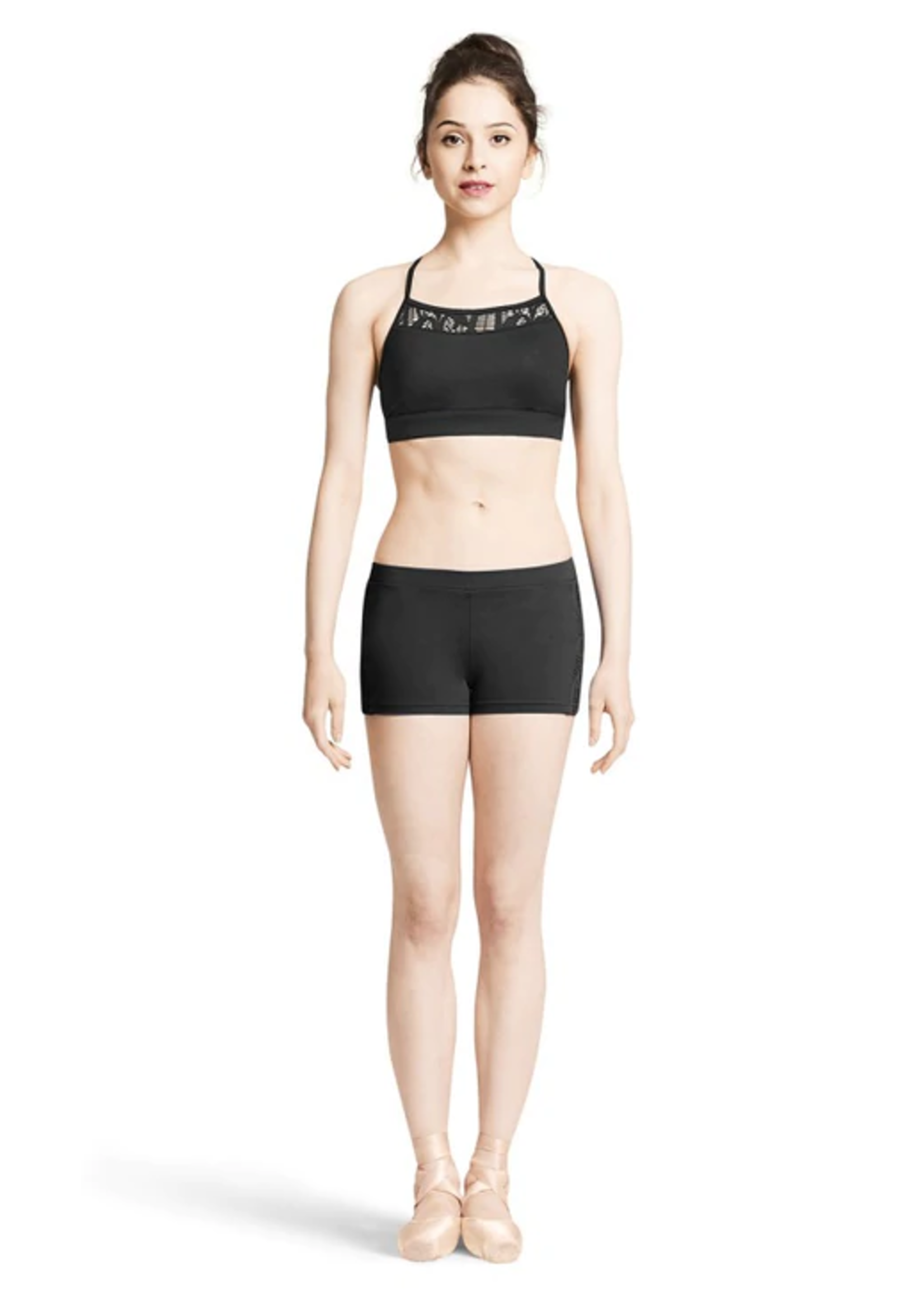 Mirella Mirella Racer Back Lace Camisole Crop Top